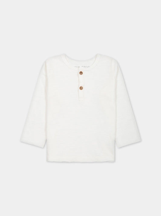 T-shirt bianco per neonato,Zhoe & Tobiah,CJ8 1