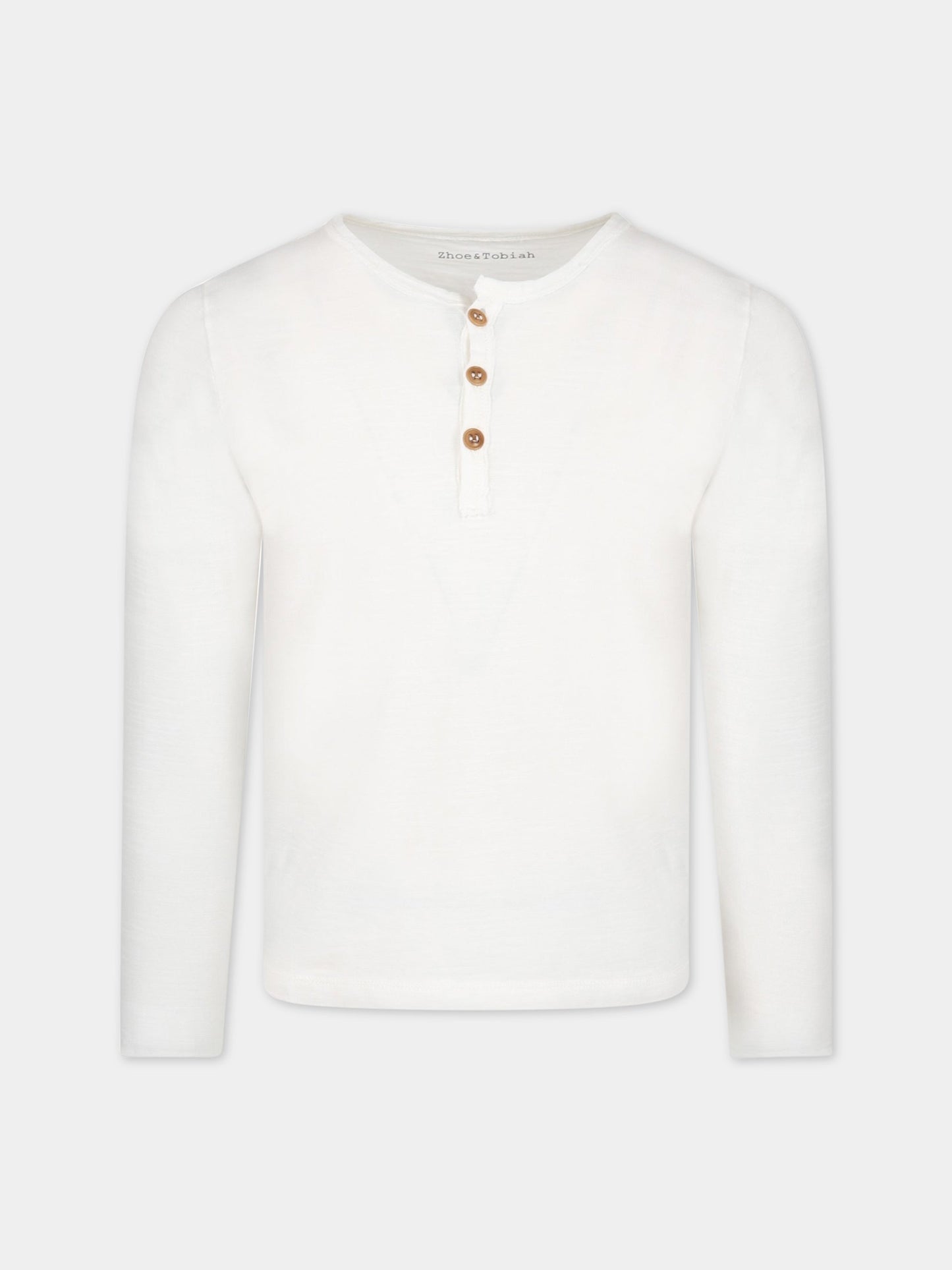 T-shirt bianco per bambino,Zhoe & Tobiah,CJ8 1