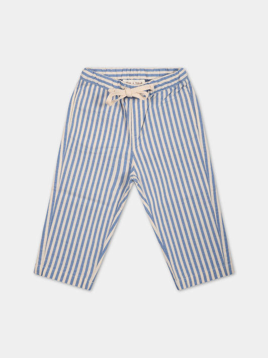 Pantaloni azzurro per neonato,Zhoe & Tobiah,SER1 352