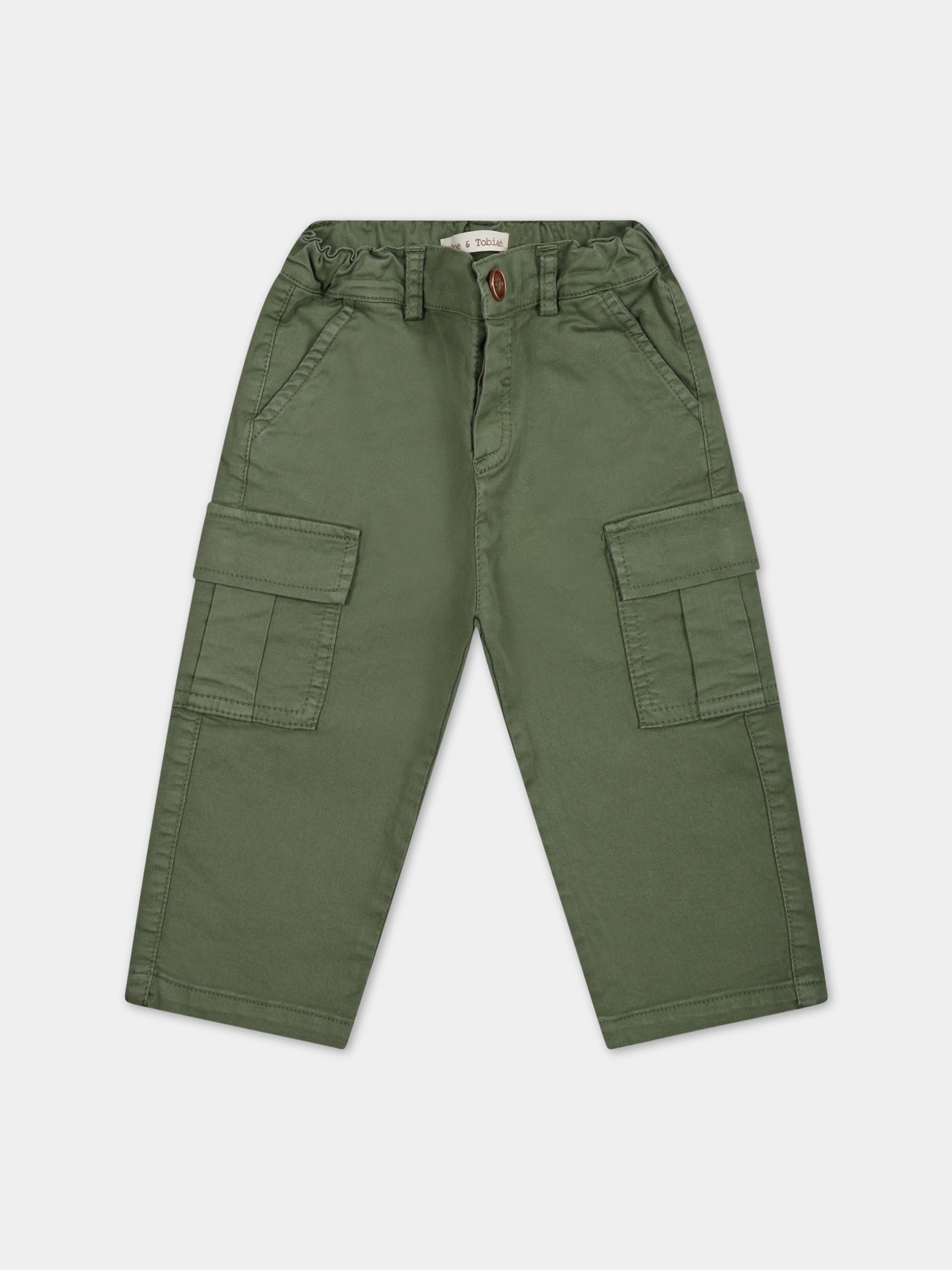 Pantaloni casual verde per neonato,Zhoe & Tobiah,JPS8 354