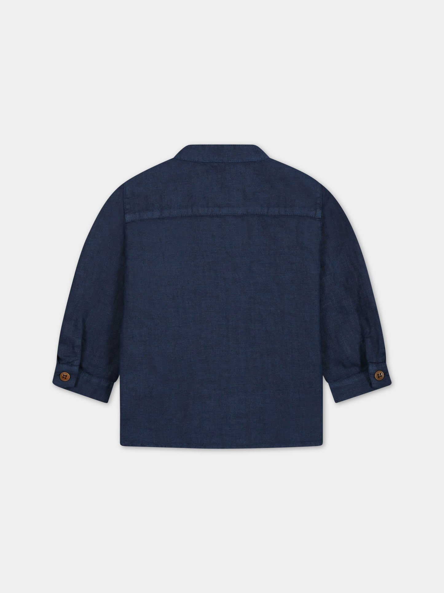 Camicia blu per neonato,Zhoe & Tobiah,LIN3 11