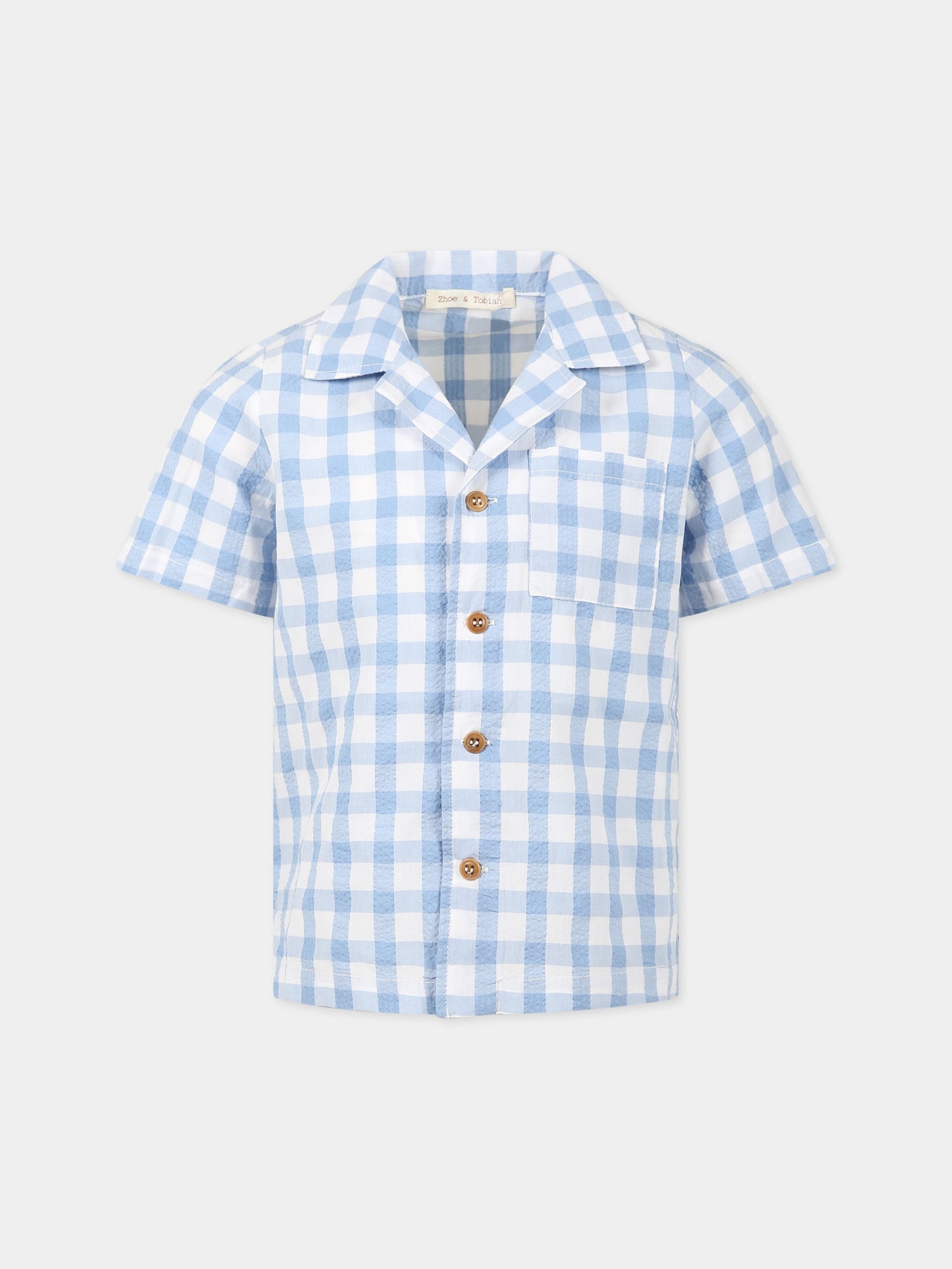 Camicia azzurra per bambino,Zhoe & Tobiah,SEQ4 10