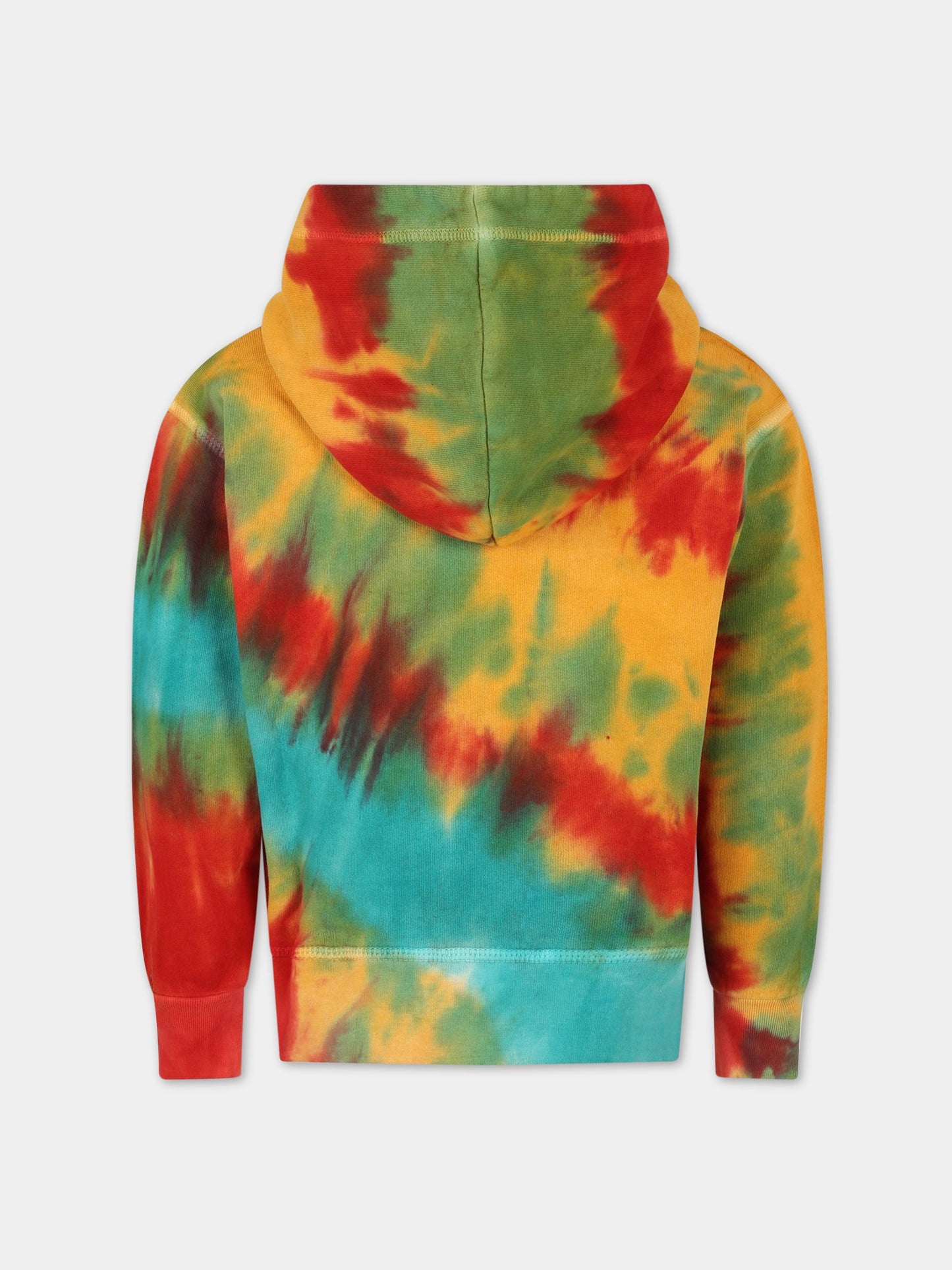 Felpa multicolor per bambino con logo,Dsquared2,DQ1621 D0A3T DQ255