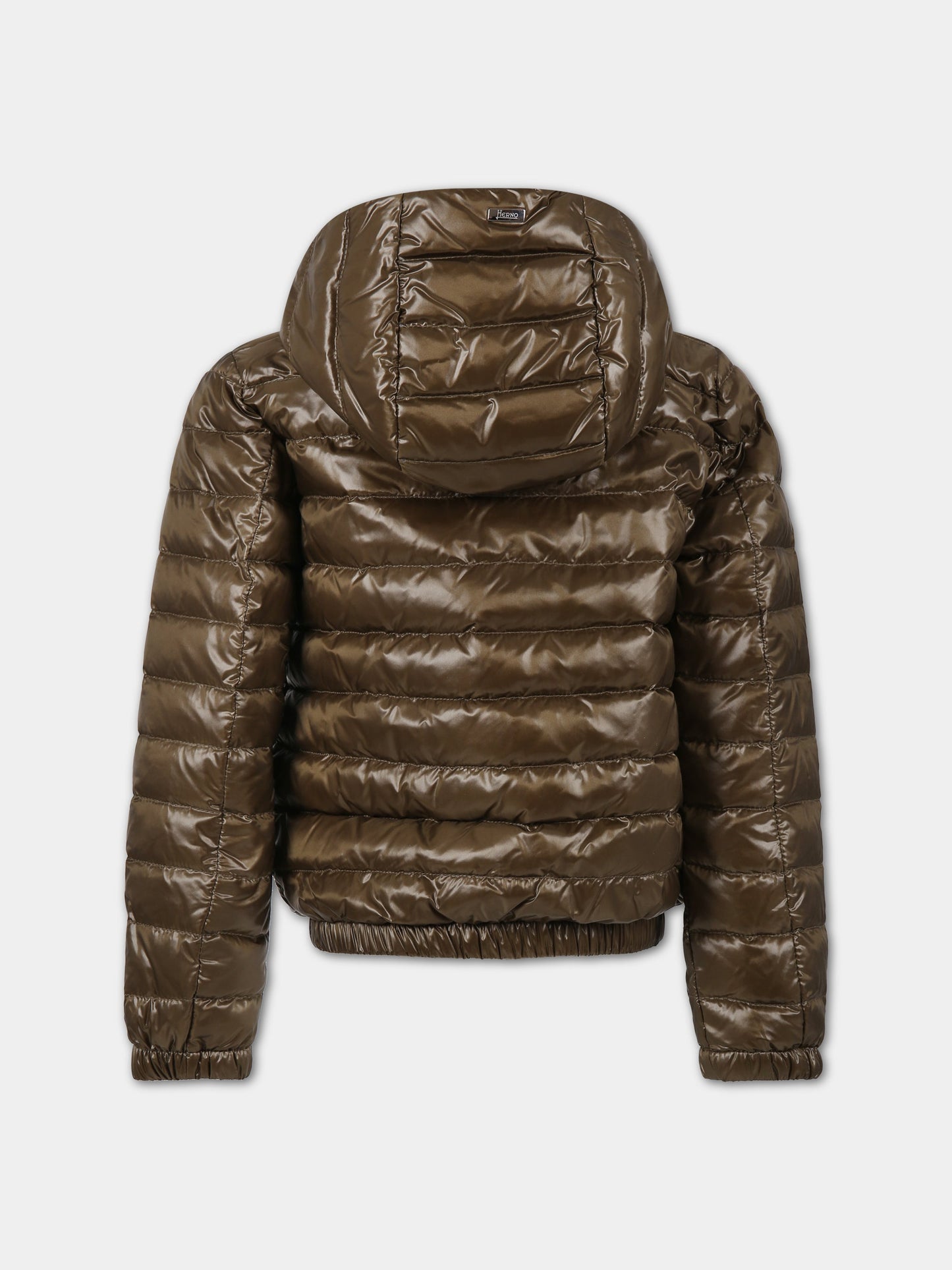 Piumino verde per bambino con logo,Herno Kids,PI000006X 12017 7745