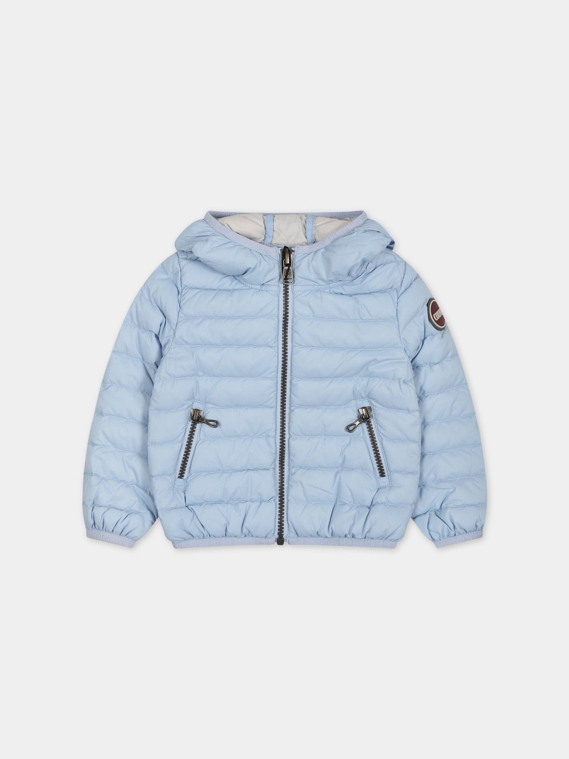 Piumino celeste per neonato con iconico logo,Colmar Originals Kids,3487B 8VX 241