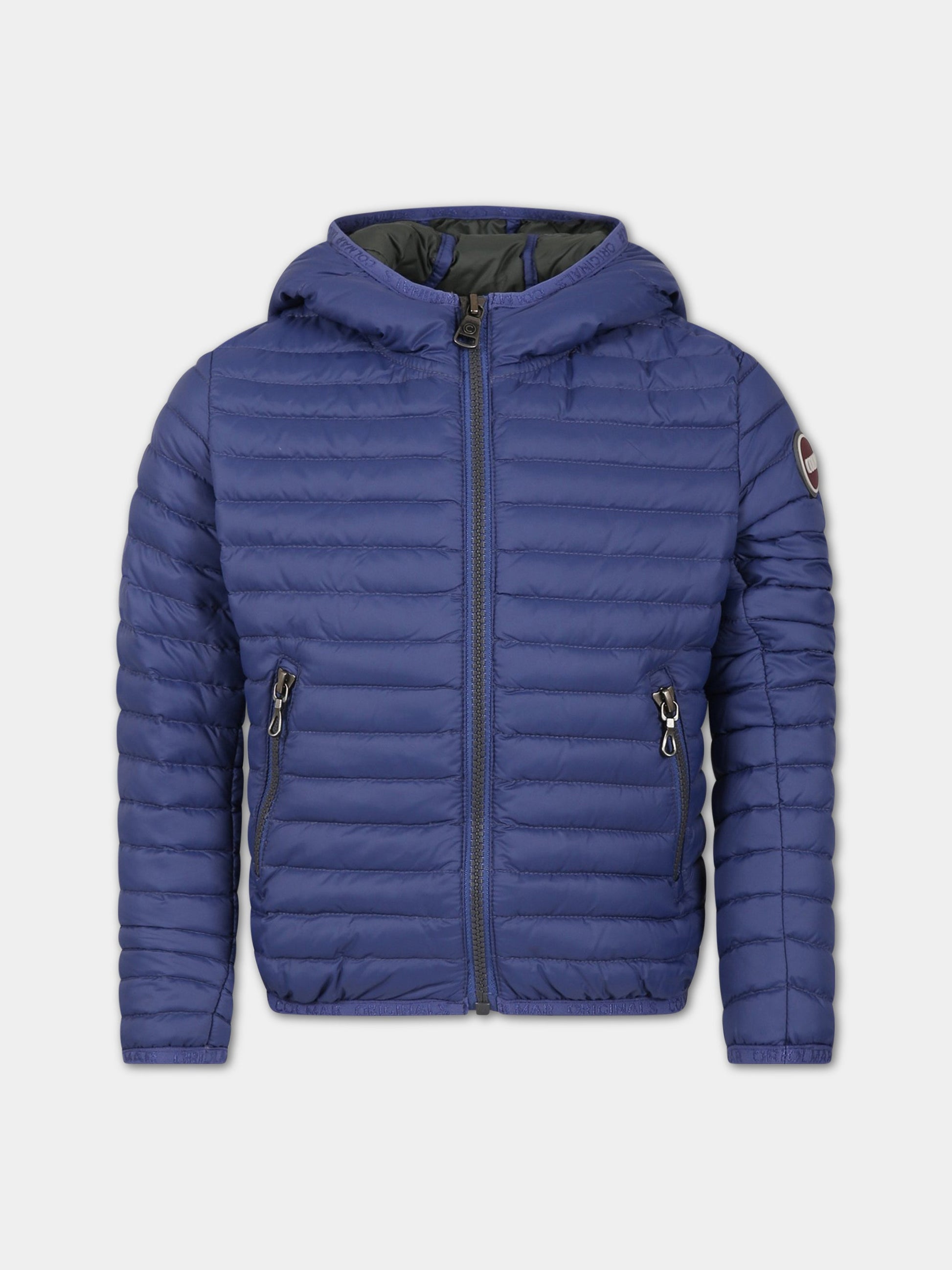 Piumino blu per bambino con logo,Colmar Originals Kids,3487R 8VX 540