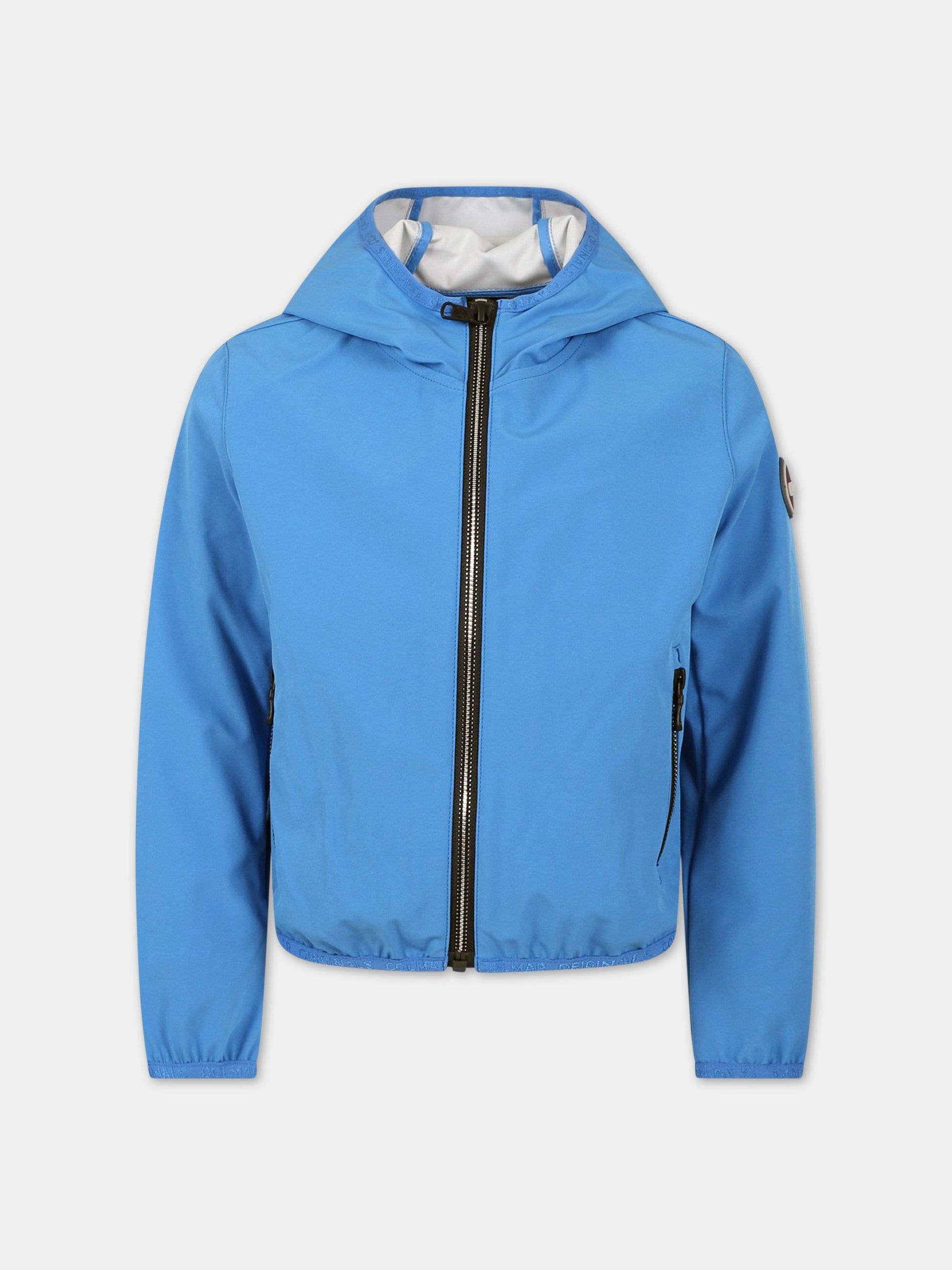 Giubbotto celeste per bambino con logo,Colmar Originals Kids,3966 6WV 339