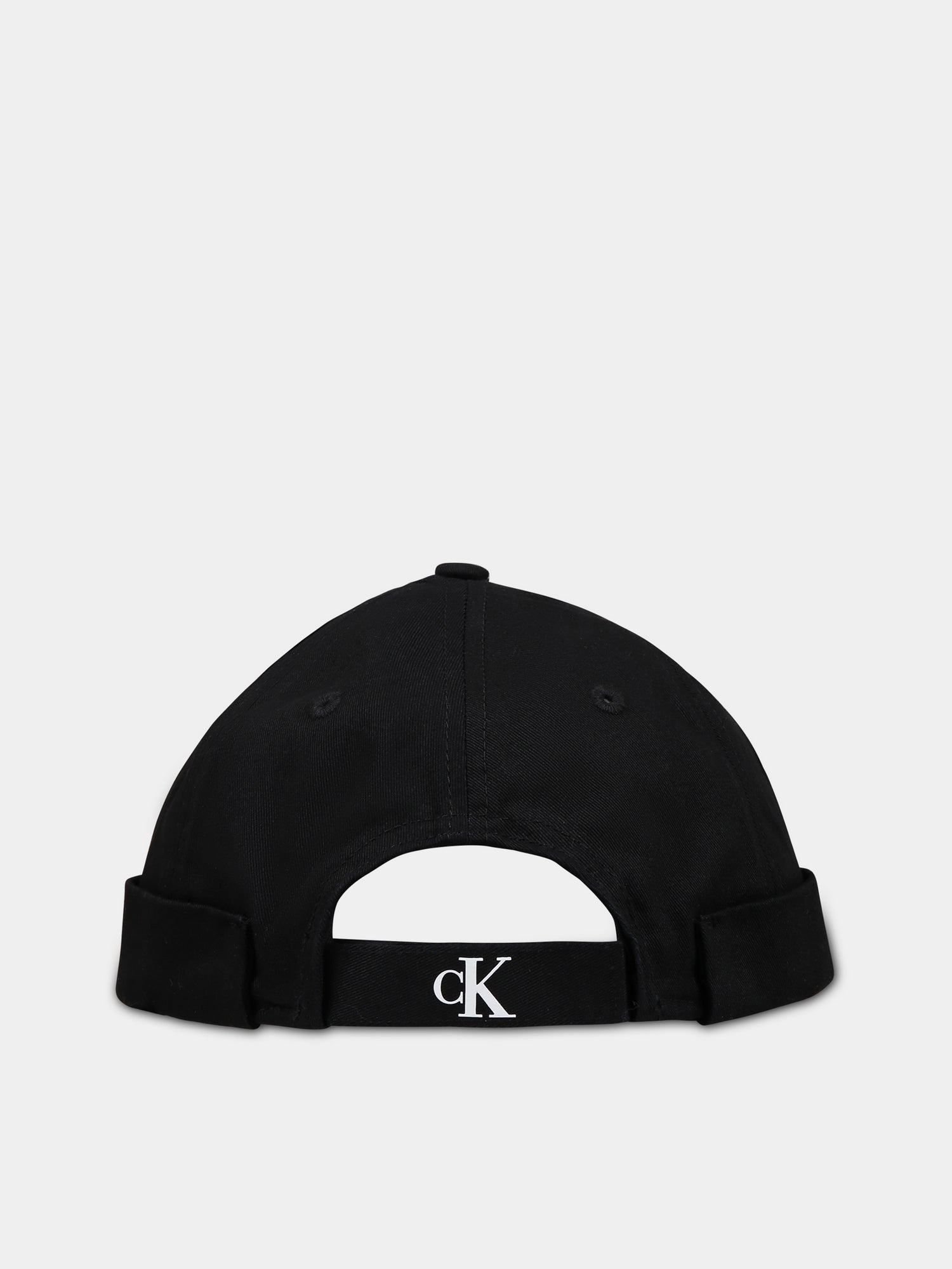 Cappello nero per bambini con logo,Calvin Klein Kids,CKIU0IU00427 IU0IU00427 BEH