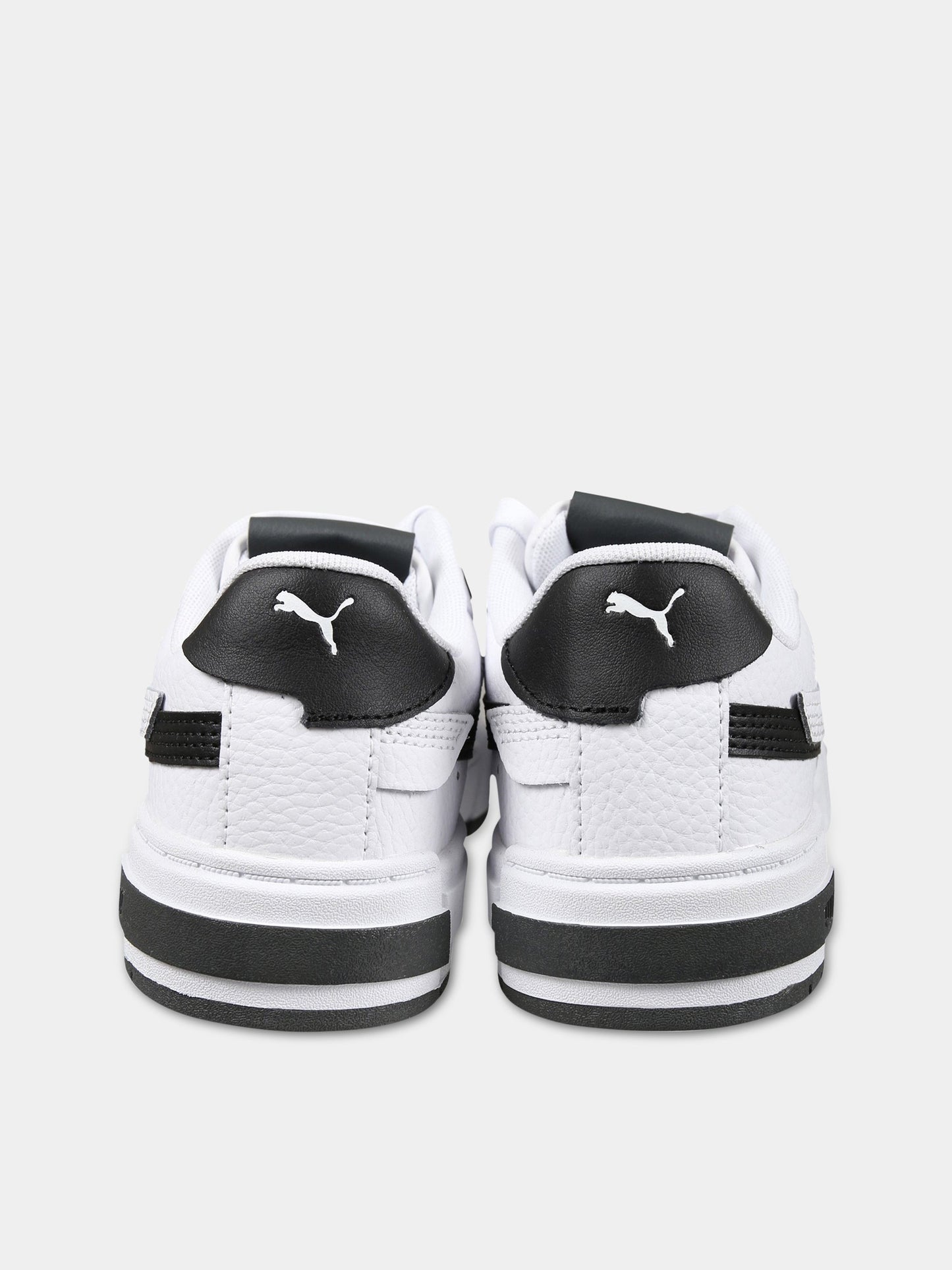 Sneakers bianche per bambino con logo e dettagli neri,Puma,PU391512 391512 02