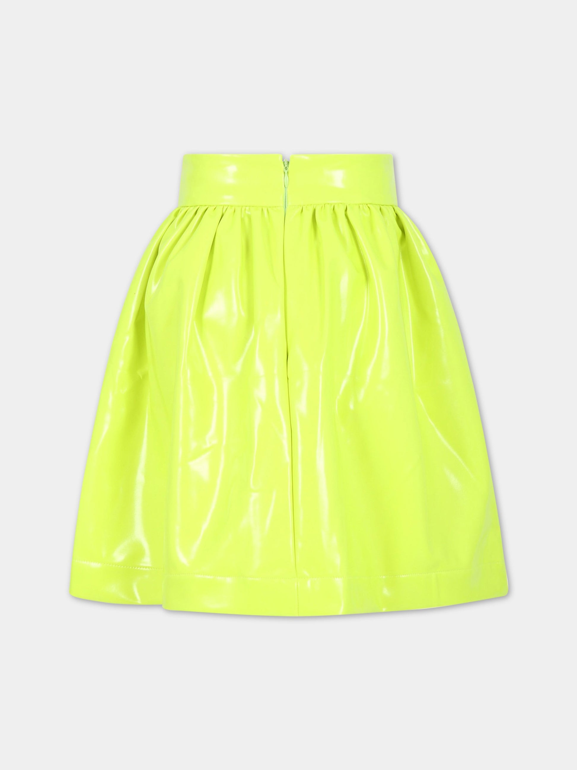 Gonna elegante gialla  per bambina,Caroline Bosmans,SS23 3010 23 2007