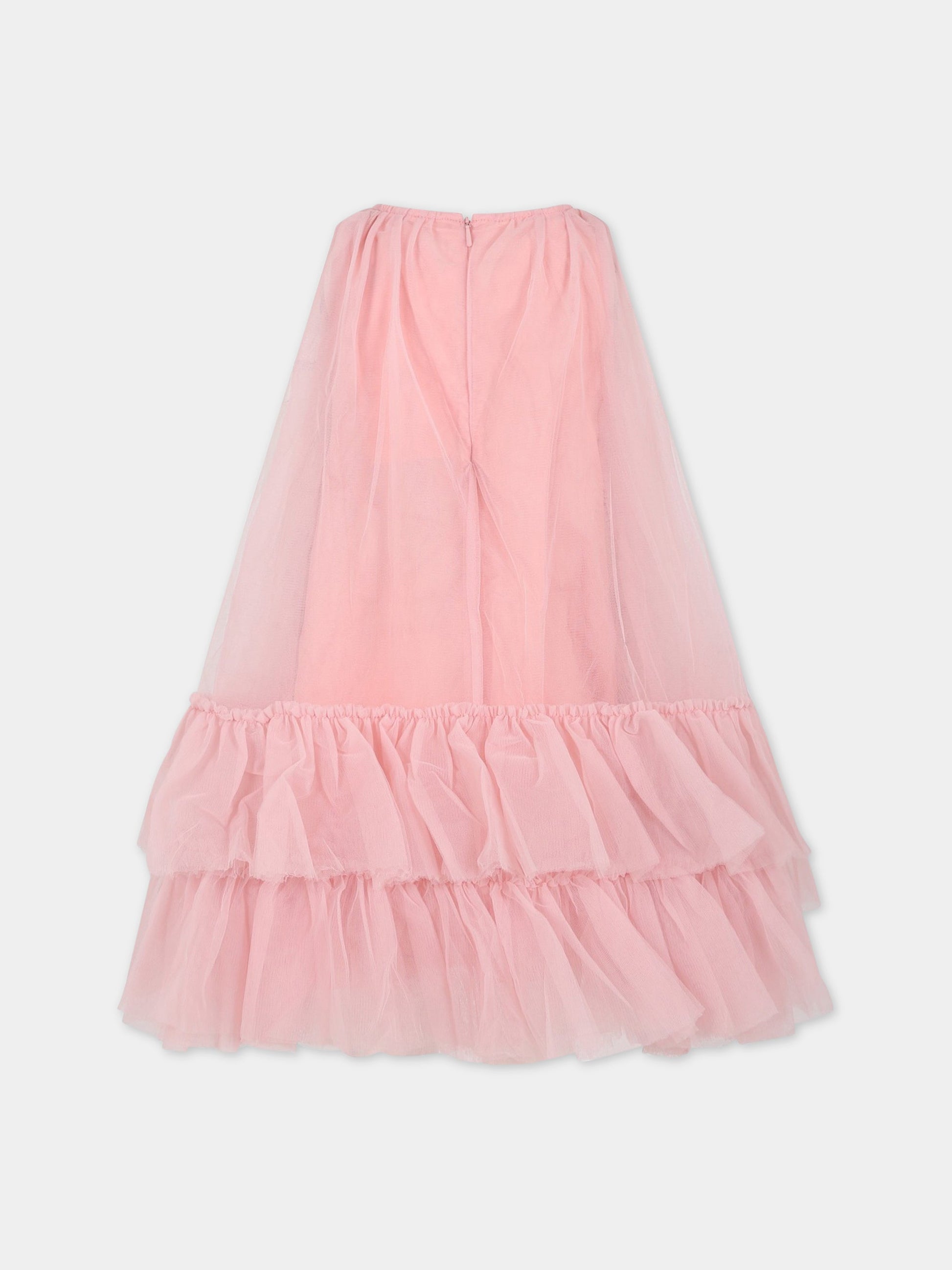 Vestito rosa per bambina,Caroline Bosmans,SS23 4014A 18 3000