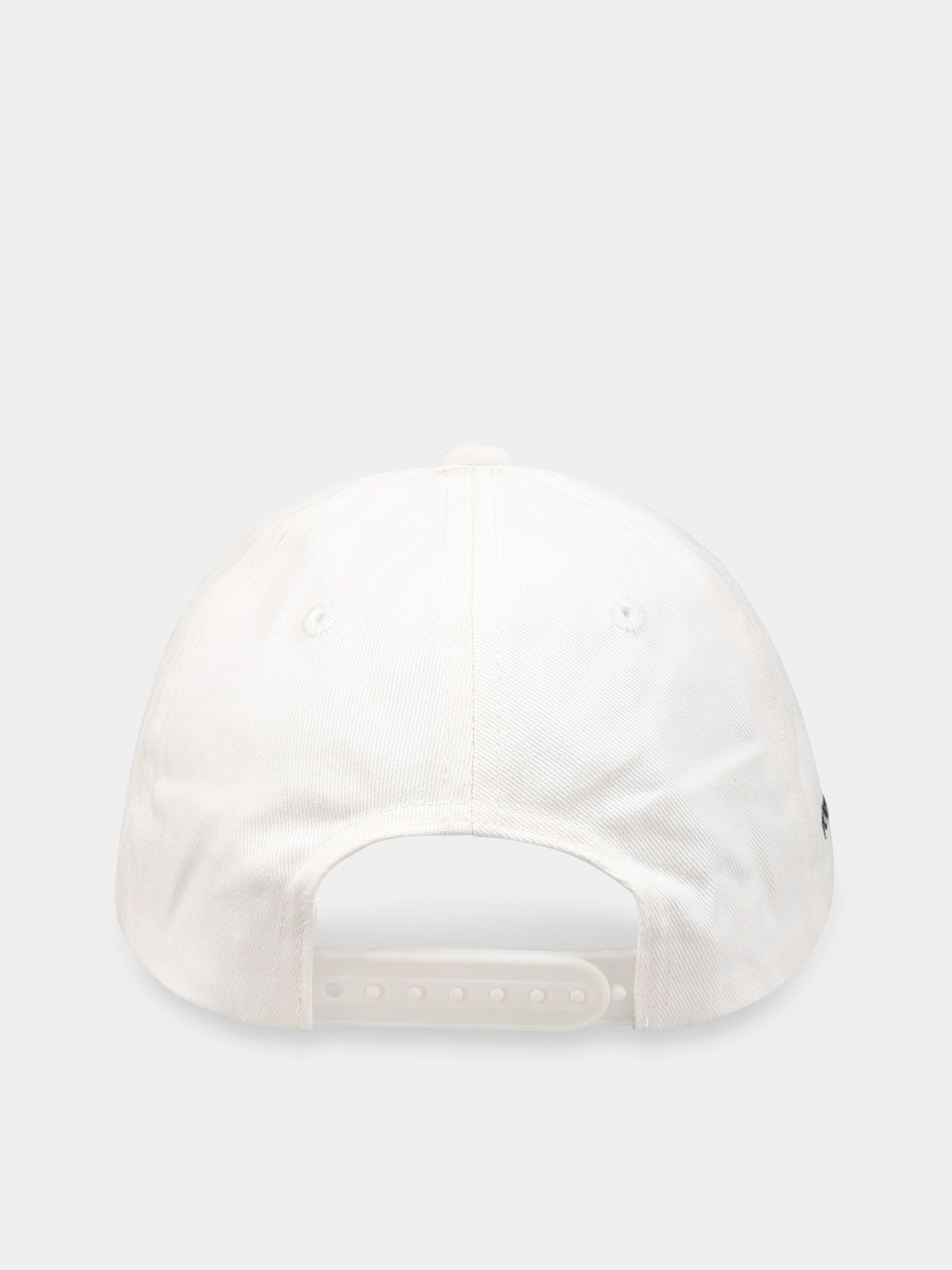 Cappello bianco per bambini con scritta  Star camp  e logo blu,Raquette,TCAP 001 79