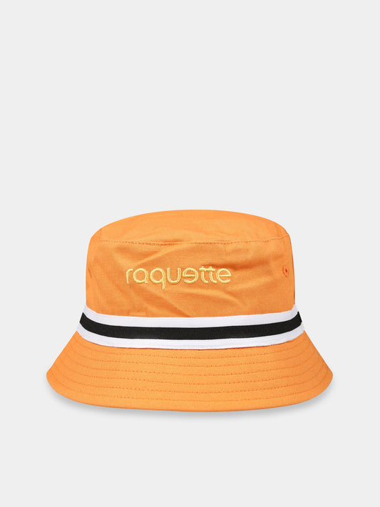 Cloche arancione per bambini con logo,Raquette,MBH 001 85