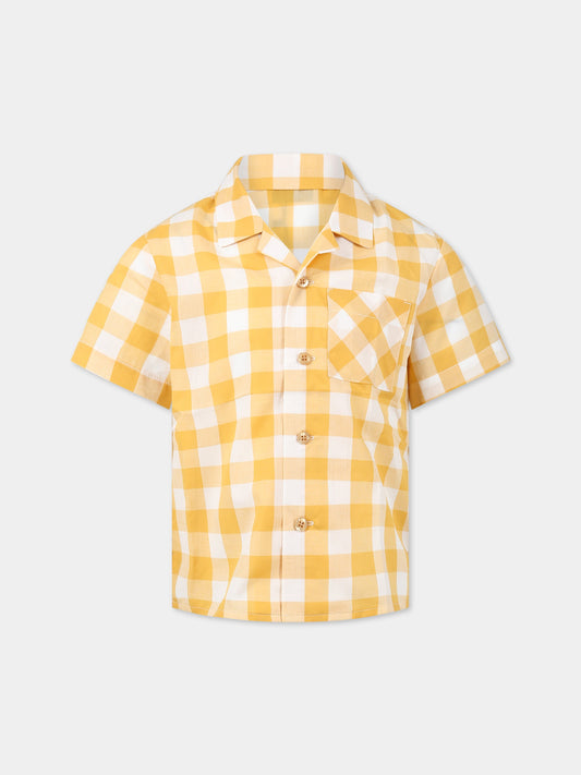 Camicia gialla per bambina,Paade Mode,232142109