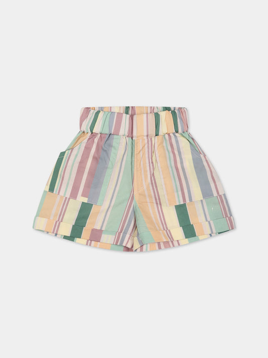 Shorts multicolor per neonata,Coco Au Lait,14COCO2031