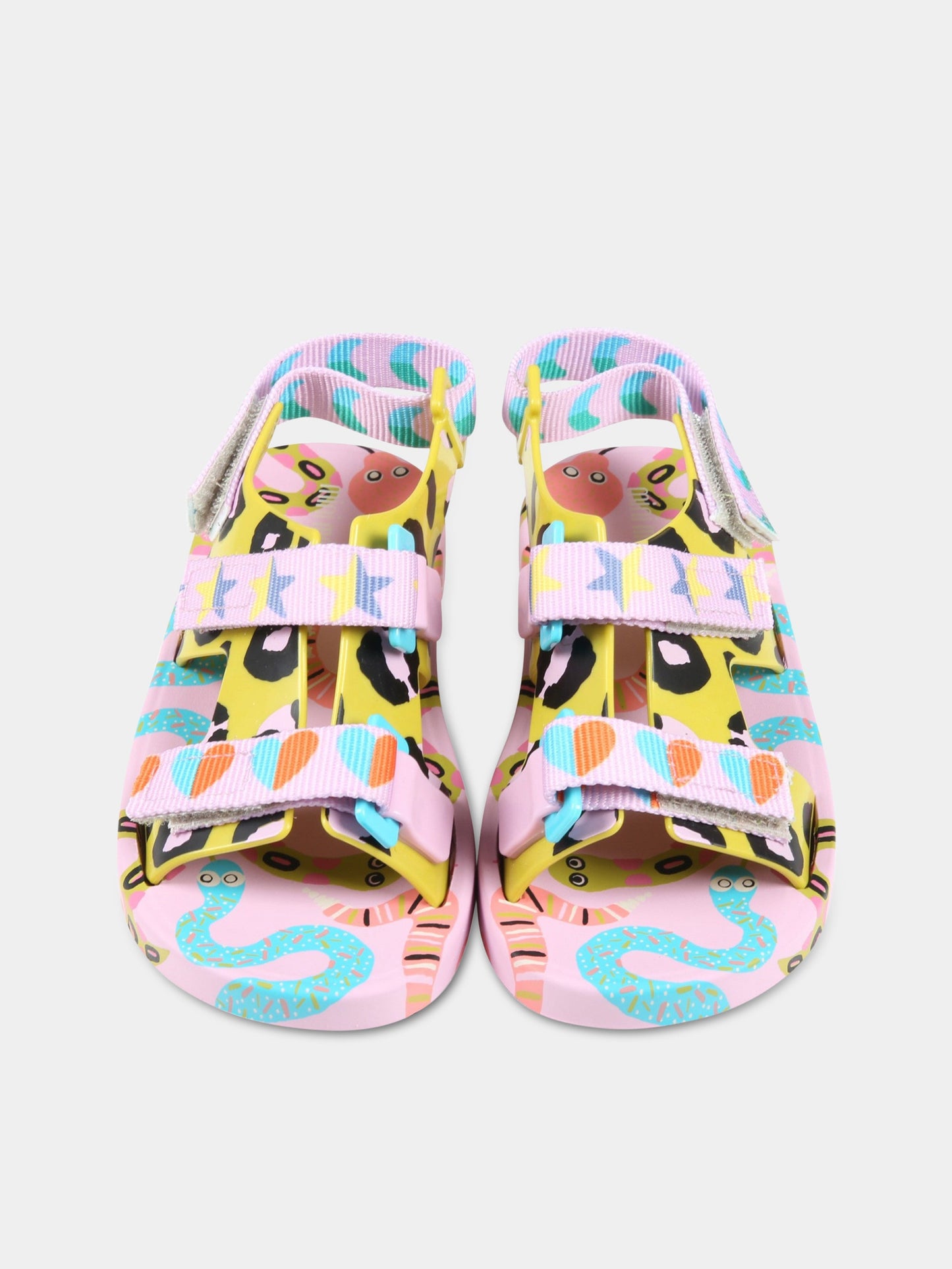 Sandali multicolor per bambina con stampe,Mini Melissa,33450 54169