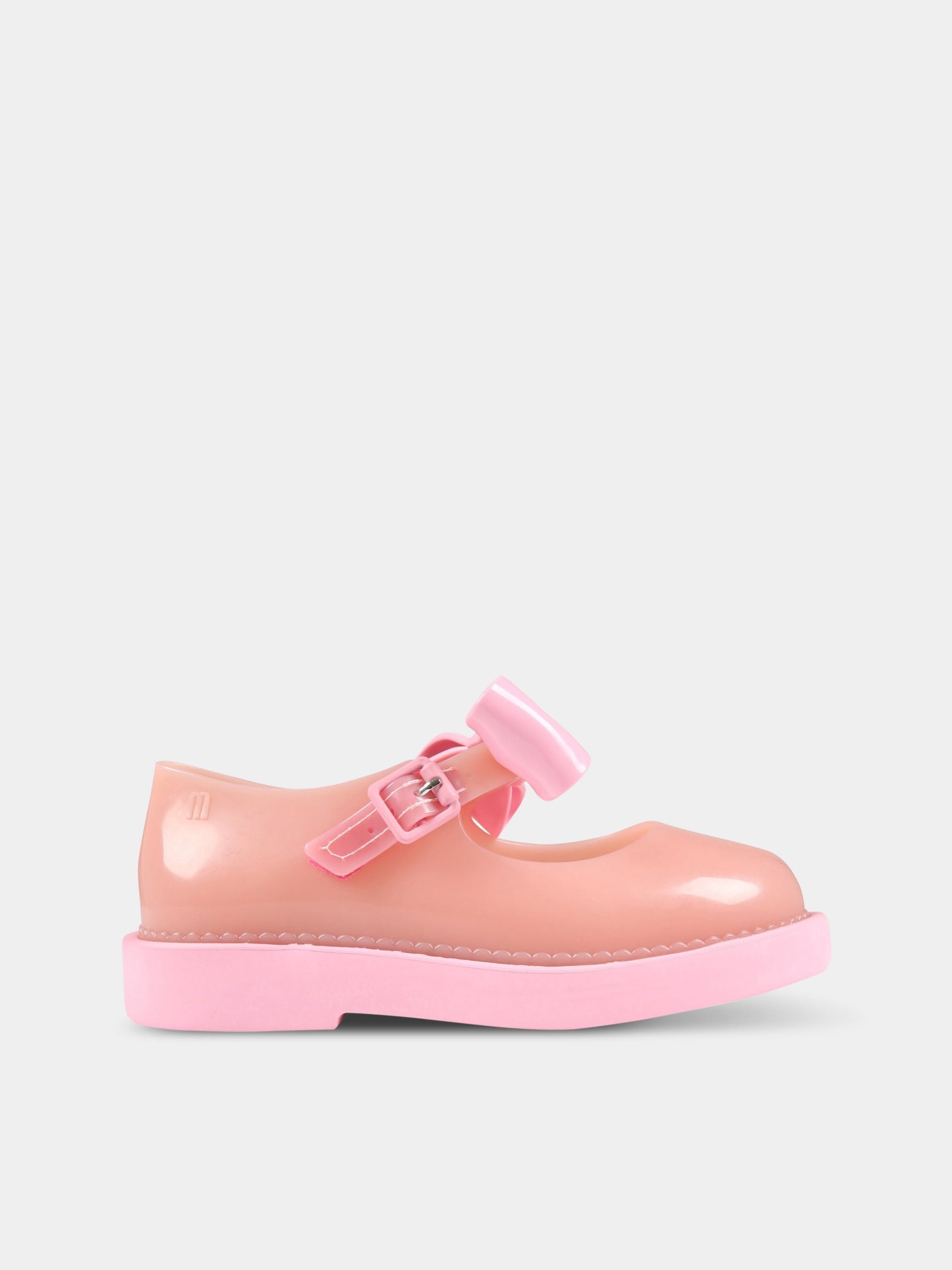 Ballerine rosa per bambina con fiocco,Mini Melissa,33412 51311