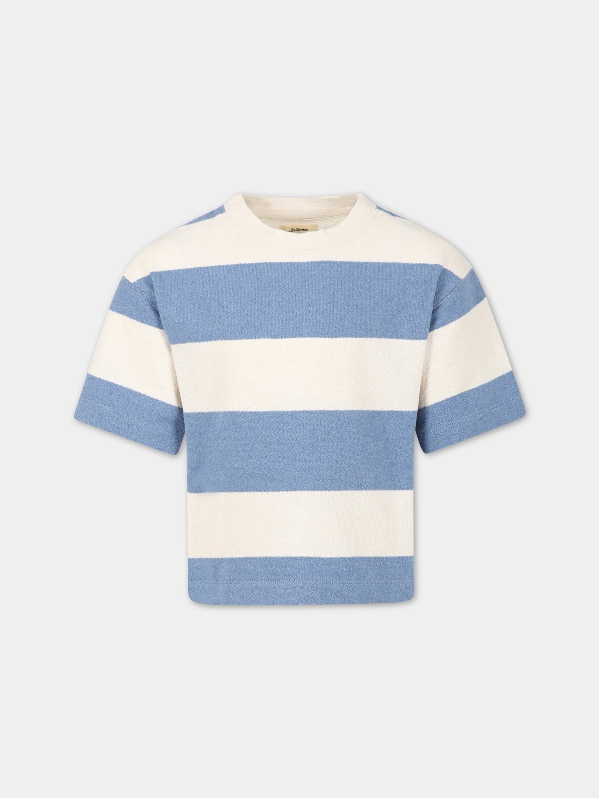 T-shirt multicolor per bambino a righe,Bellerose,SINE T1623 STA