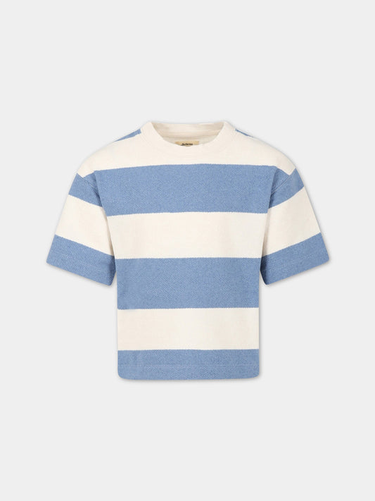 T-shirt multicolor per bambino a righe,Bellerose,SINE T1623 STA