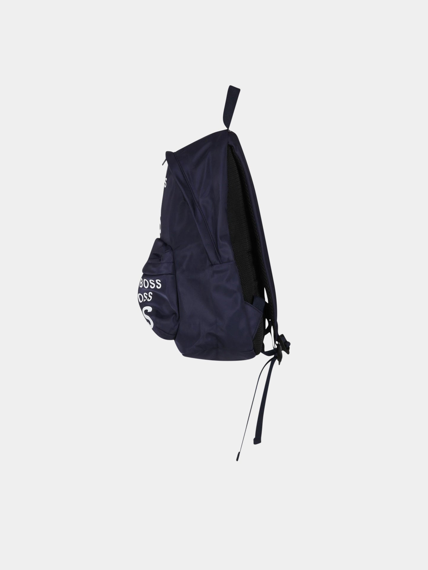 Zaino blu per bambino con loghi,Hugo Boss,J20312 849