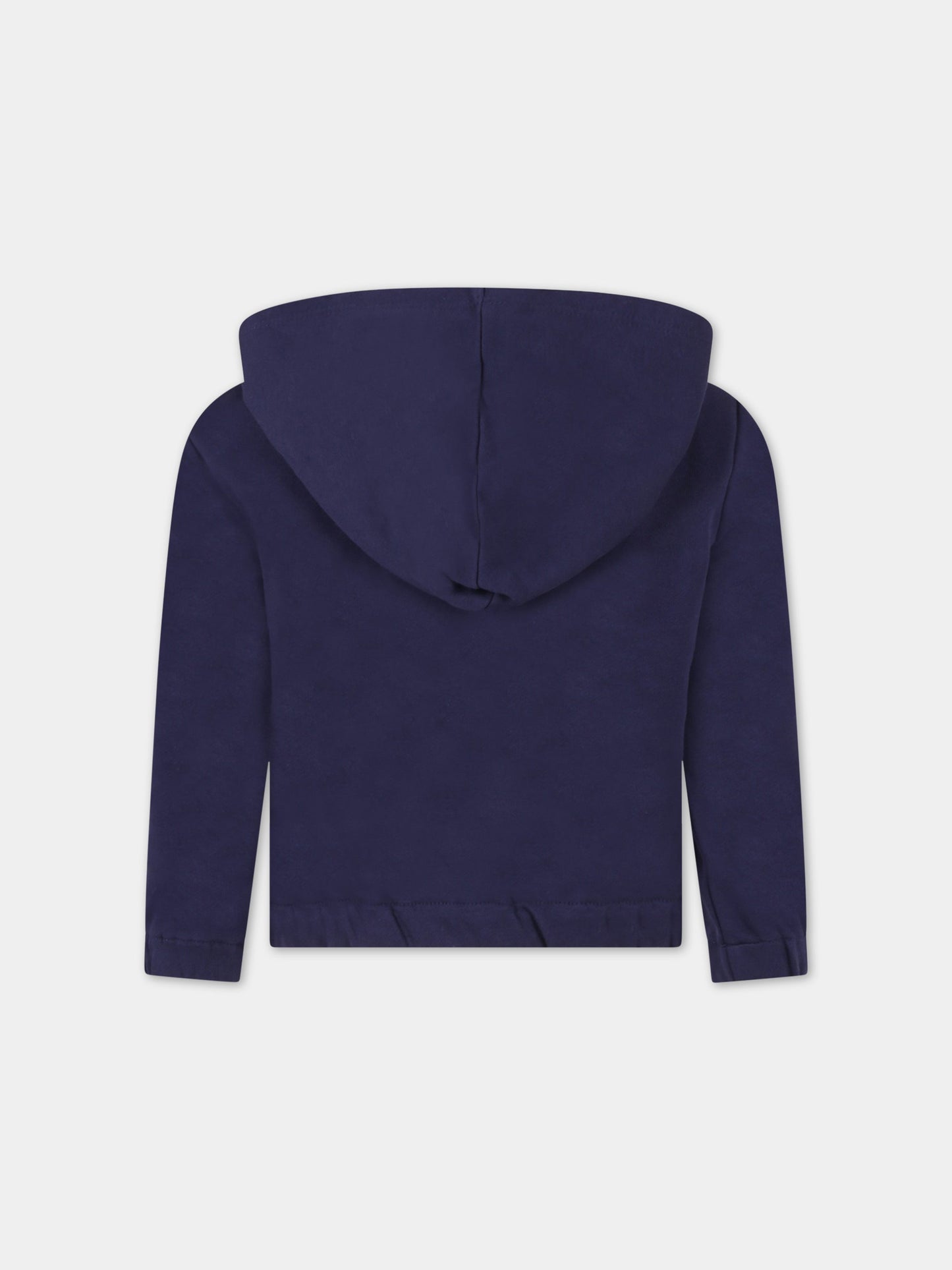 Felpa blu per bambina con scritta,Billieblush,U15909 85T