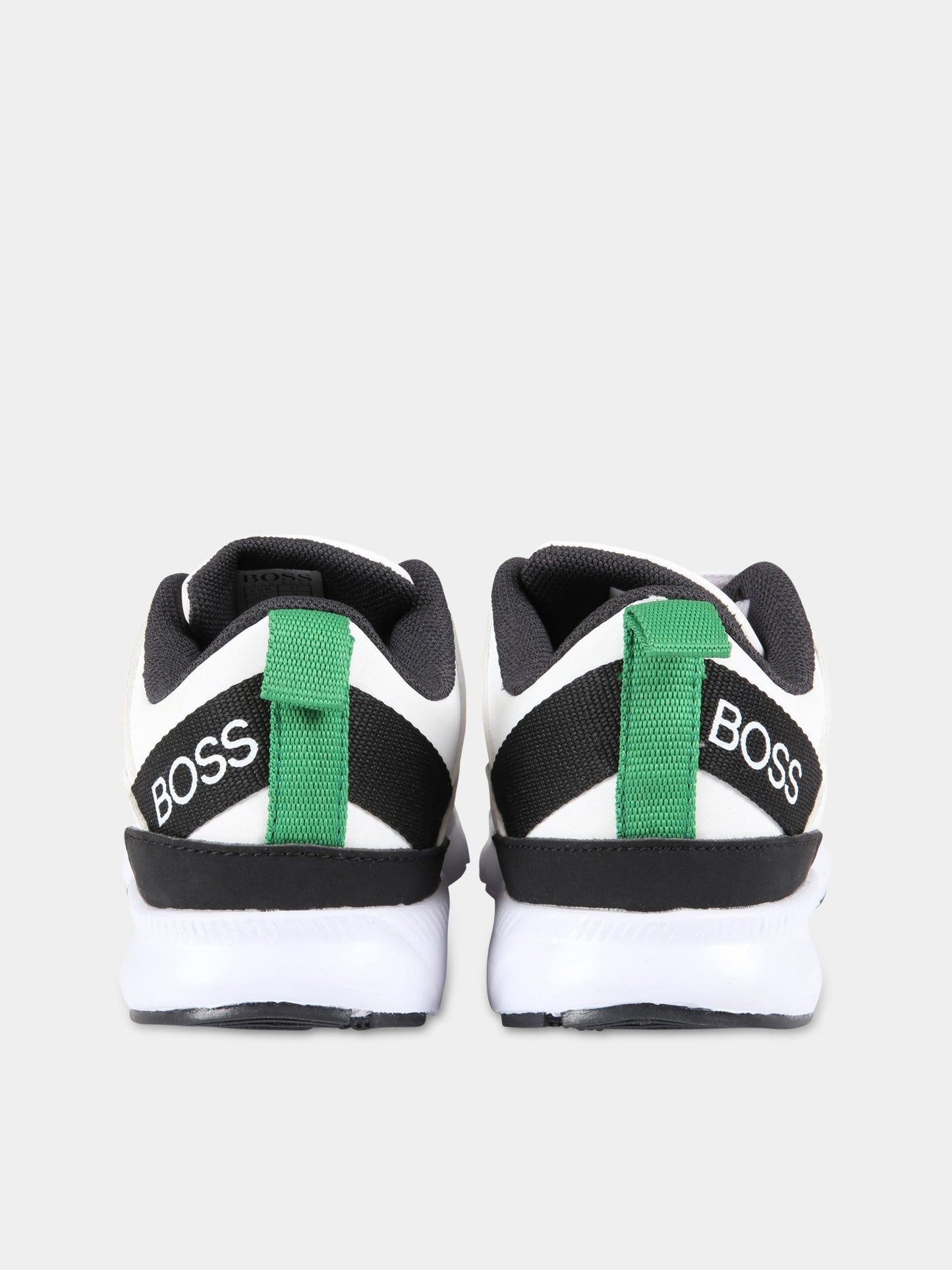 Sneakers multicolor per bambino con loghi,Hugo Boss,J29272 10B
