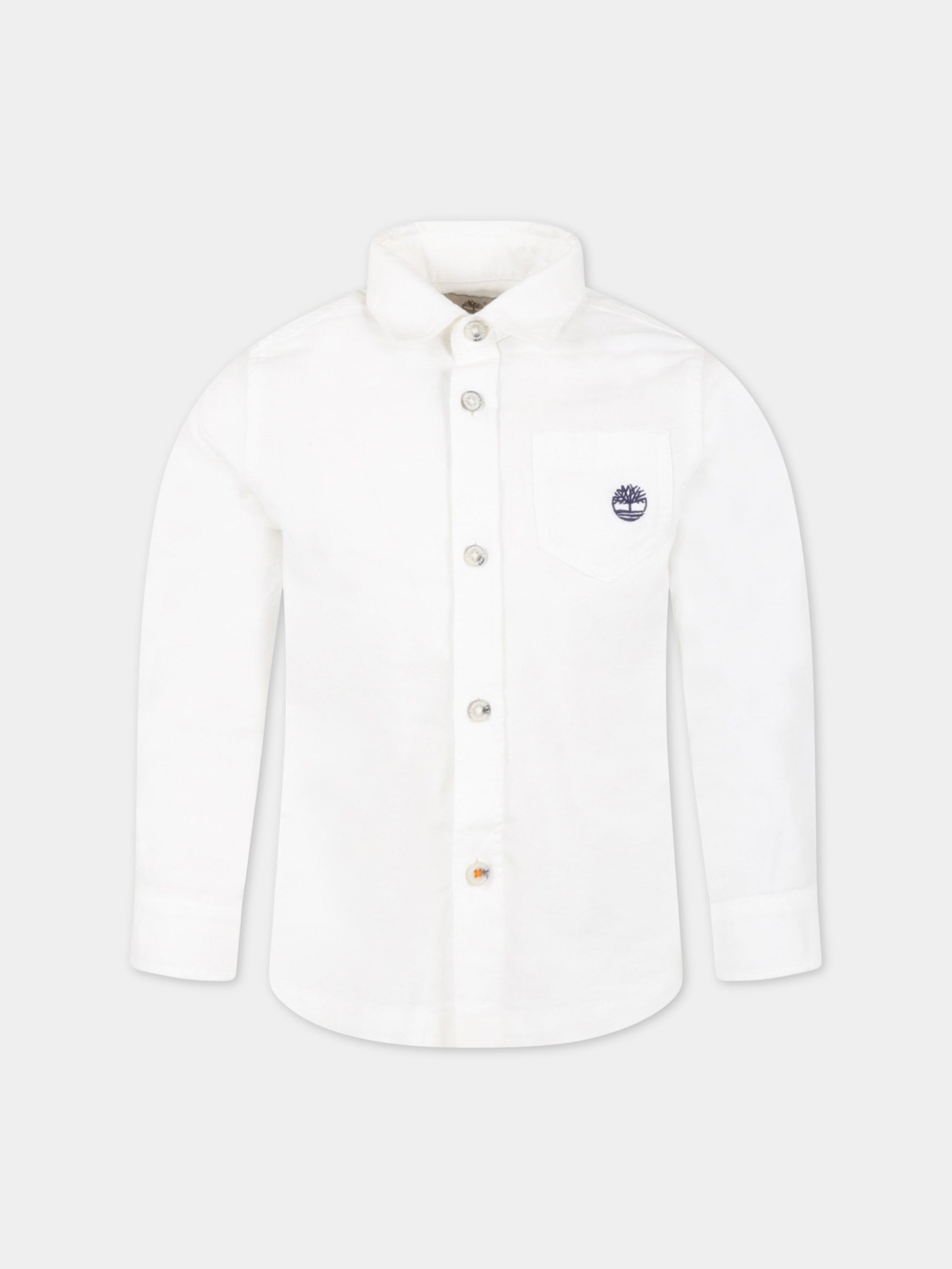 Camicia bianca per bambino,Timberland,T25S49 10B
