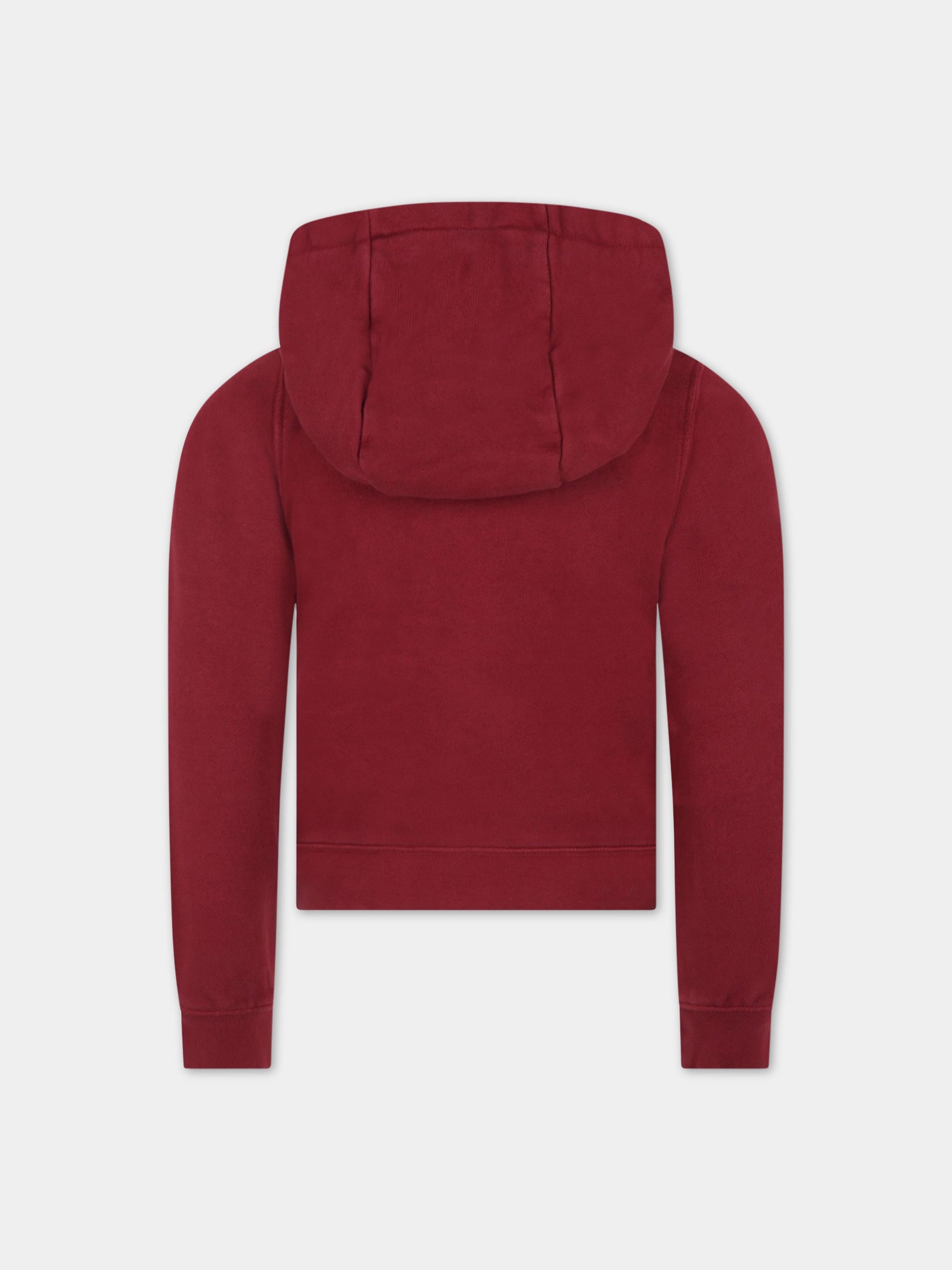 Felpa viola per bambina con logo,Zadig & Voltaire Kids,X15295 945