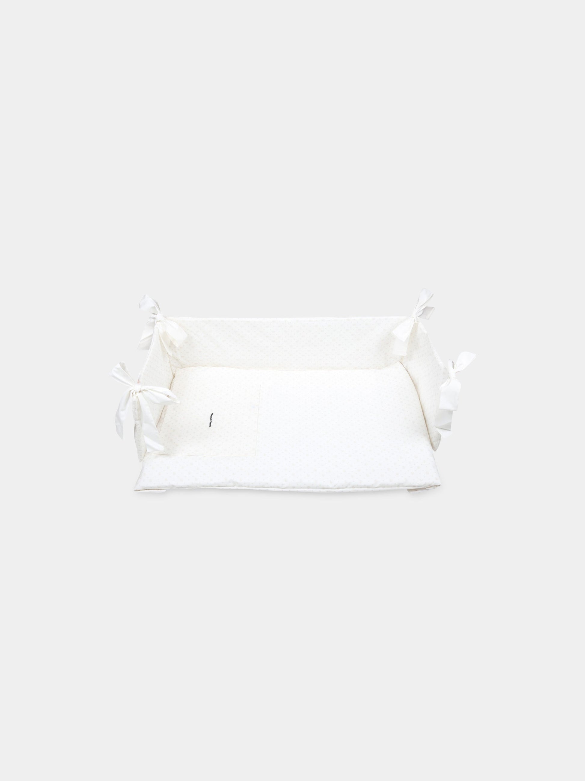 Set paracolpi avorio per neonata con occhiolini,Chiara Ferragni Homewear,CF117B