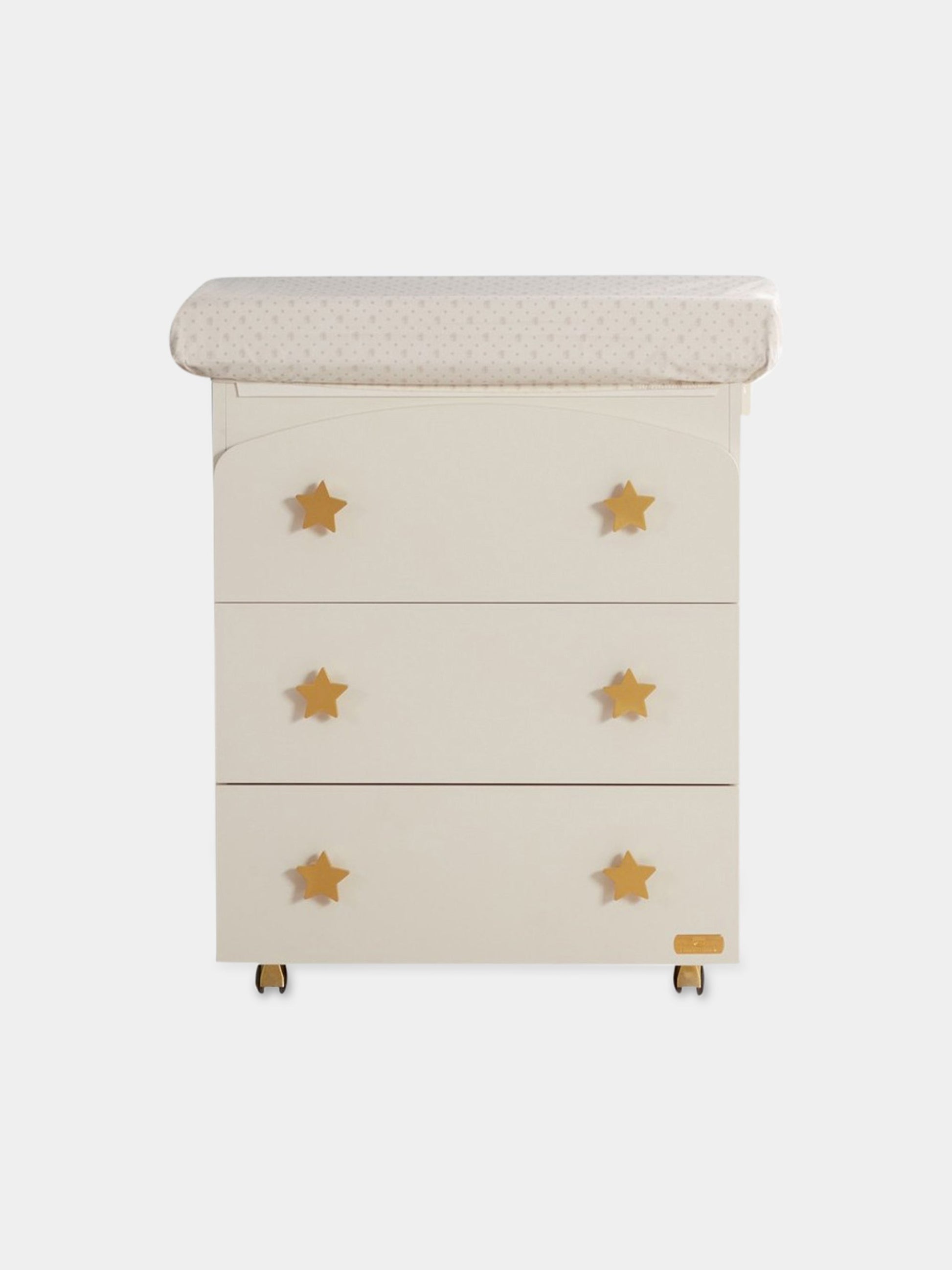 Bagnetto avorio per neonati con stelle,Chiara Ferragni Homewear,CF002B