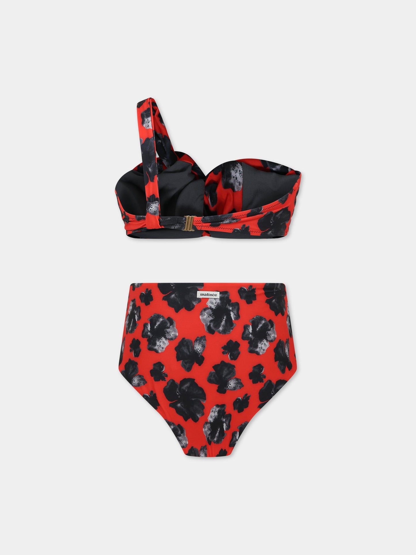 Bikini rosso da donna con stampa floreale,Matineè,CB4018 EVA FIORE ROSSO