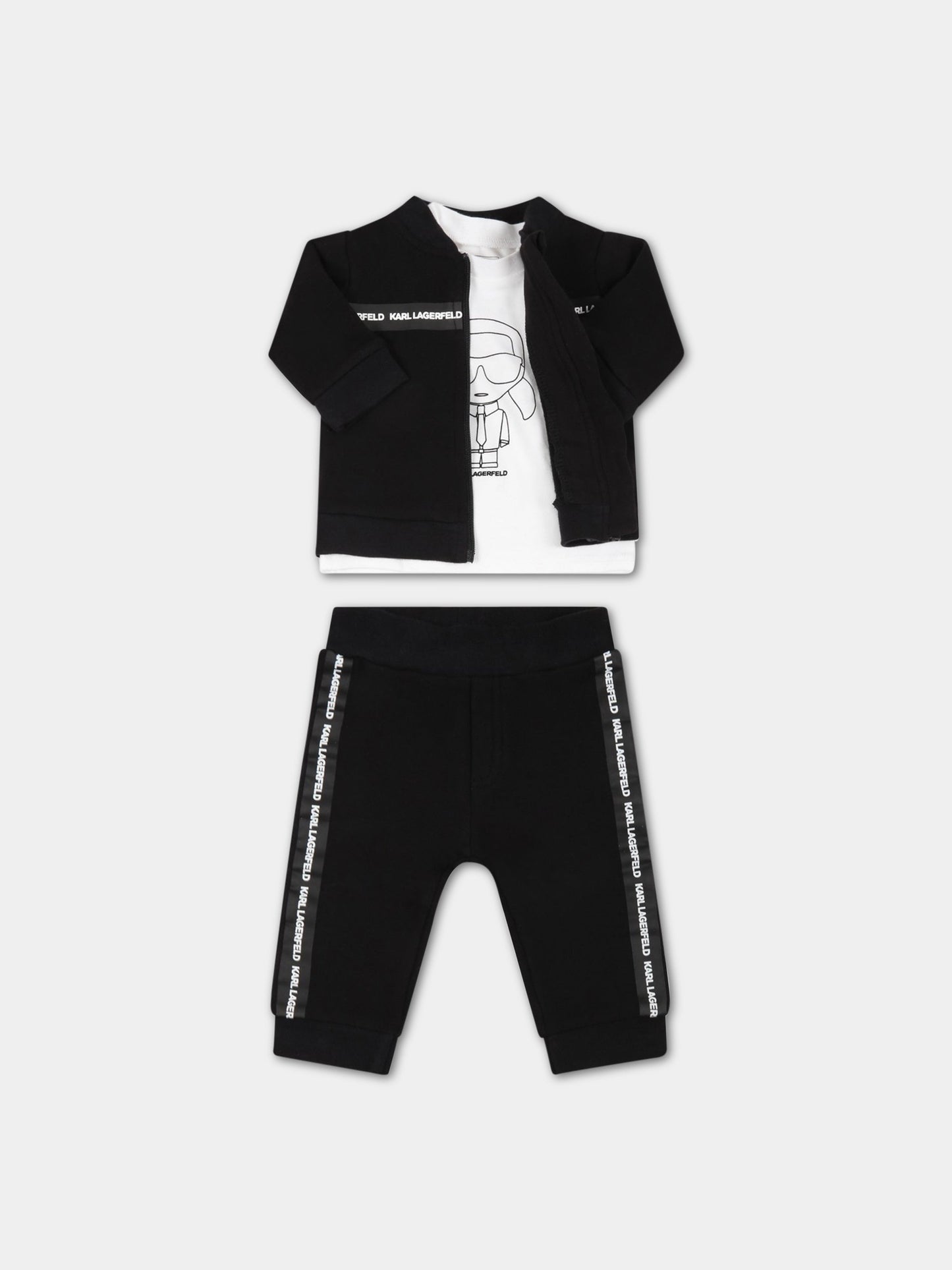 Set multicolor per neonati con logo,Karl Lagerfeld Kids,Z98095 M41