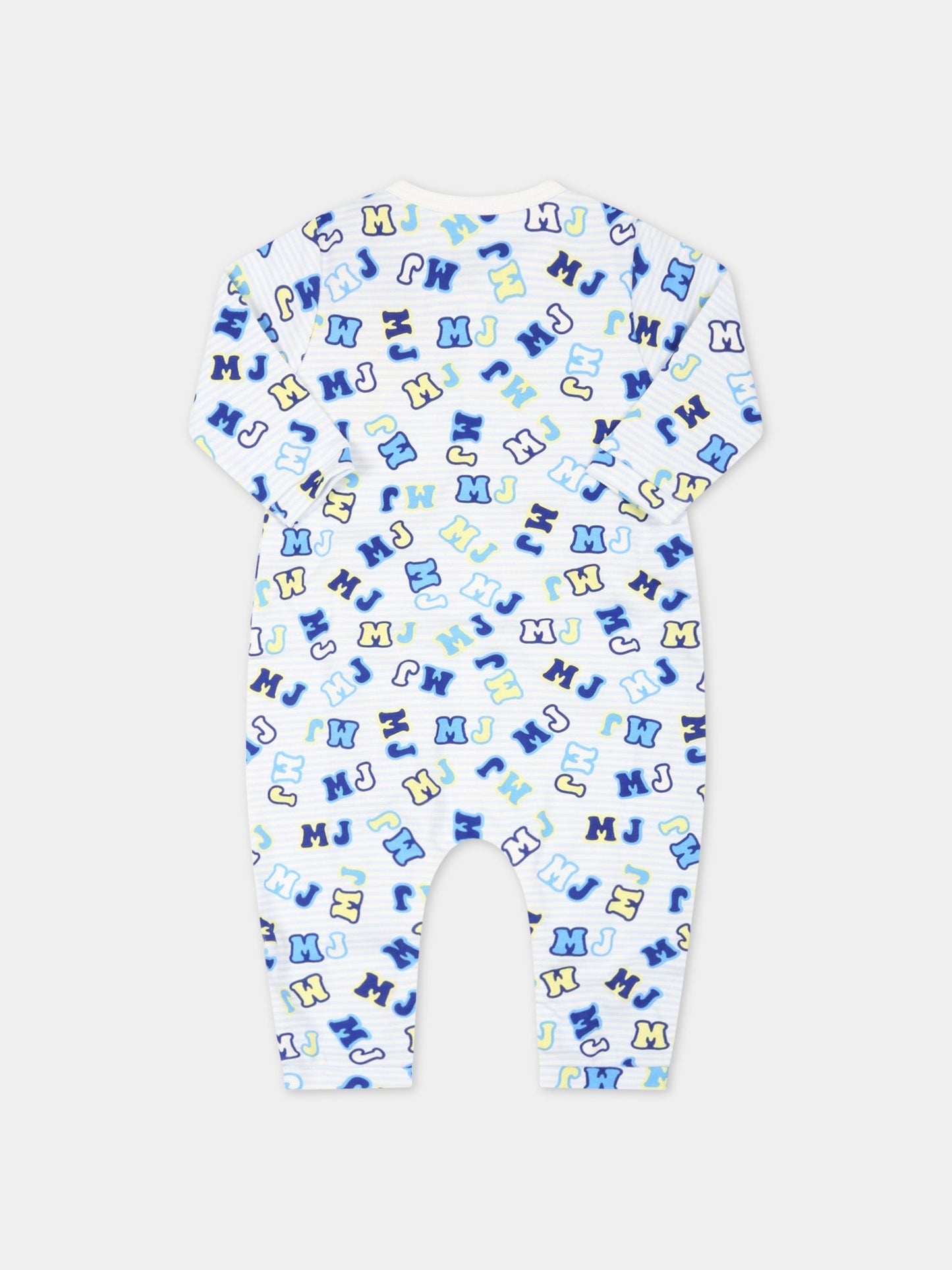 Tutina multicolor per neonato con loghi,Little Marc Jacobs,W97096 117