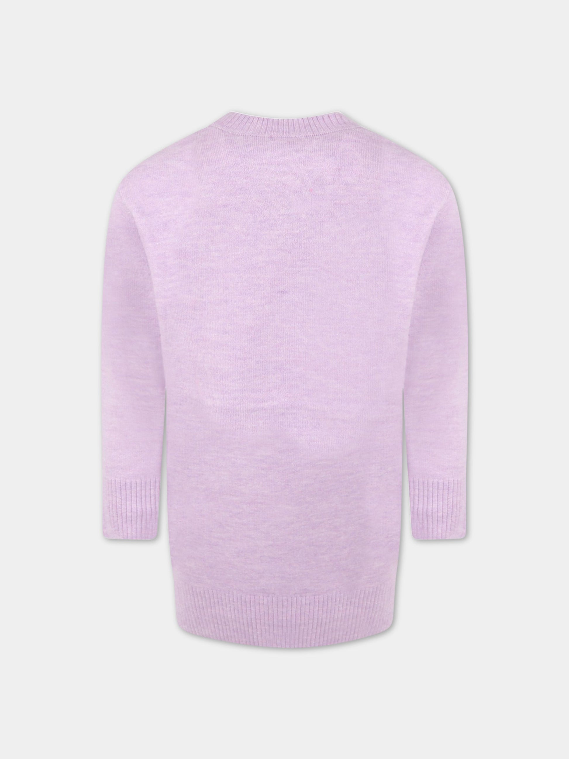 Vestito lilla per bambina,Billieblush,U12756 933