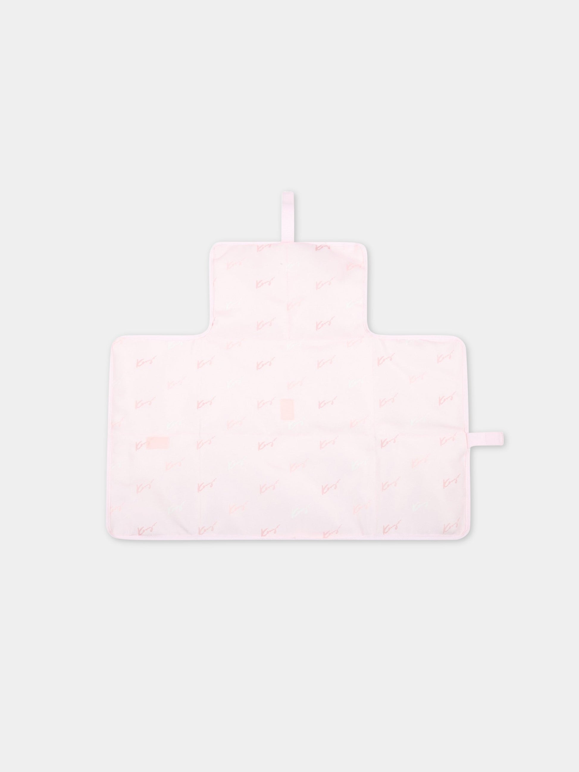 Borsa mamma rosa per neonata con logo,Kenzo Kids,K90083 44D