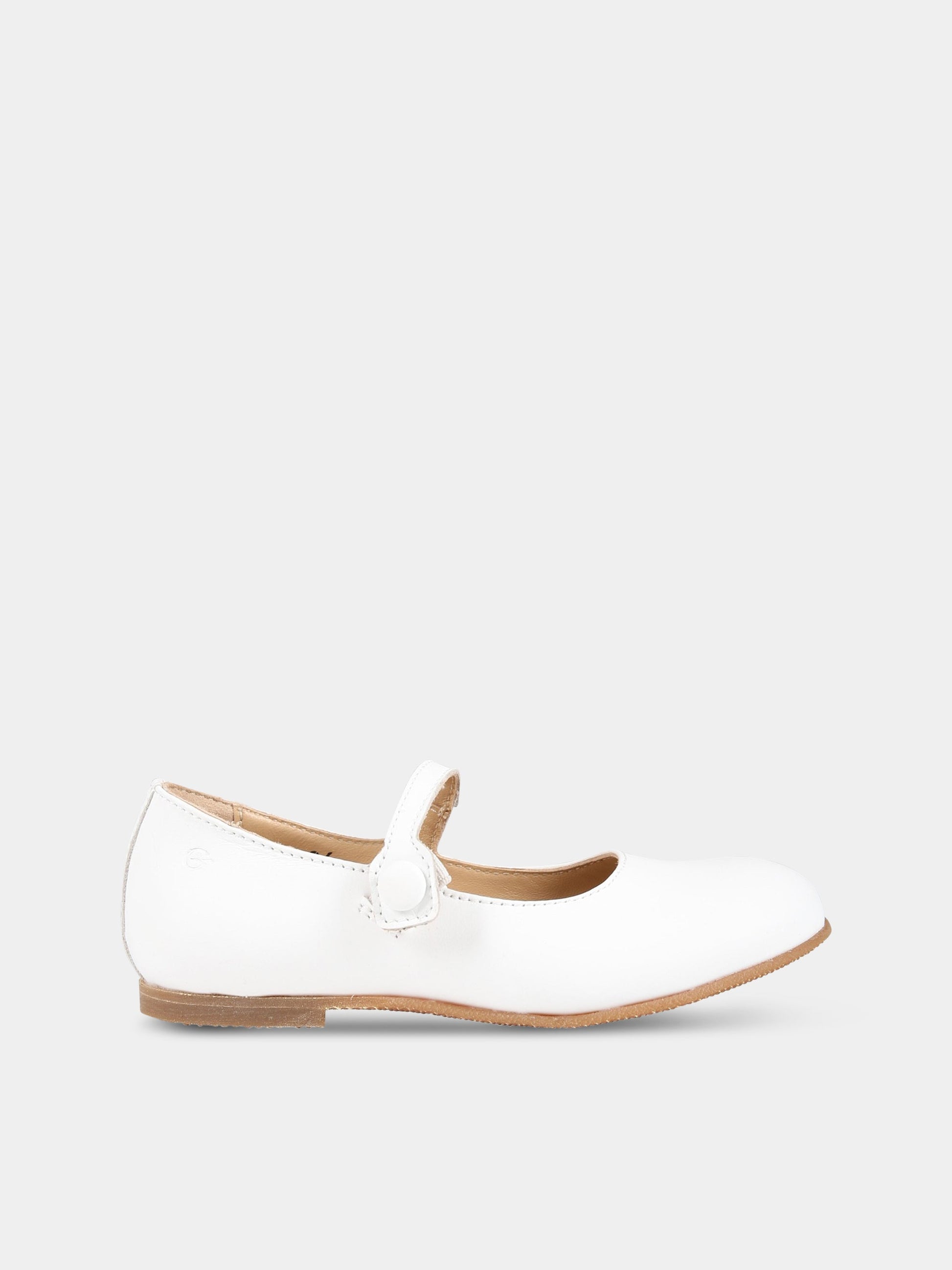 Ballerine bianche per bambina,Gallucci Kids,T00101AM111100