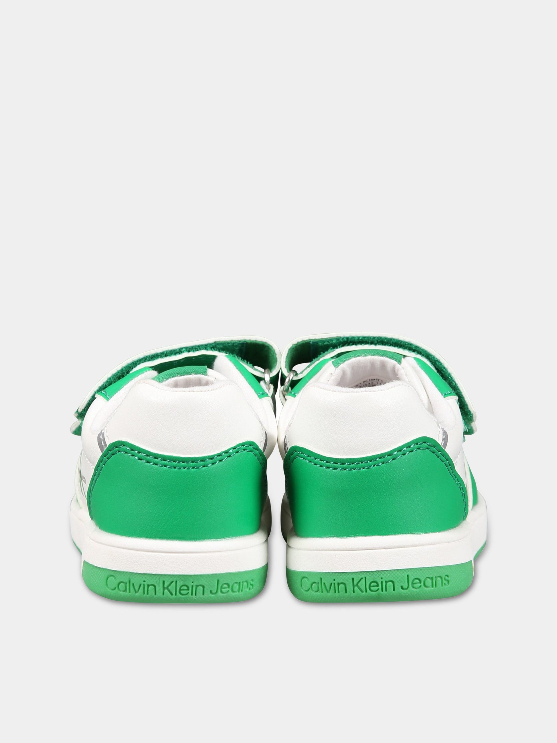 Sneakers multicolor per bambini con logo,Calvin Klein Kids,V1X9 80545 1355X042
