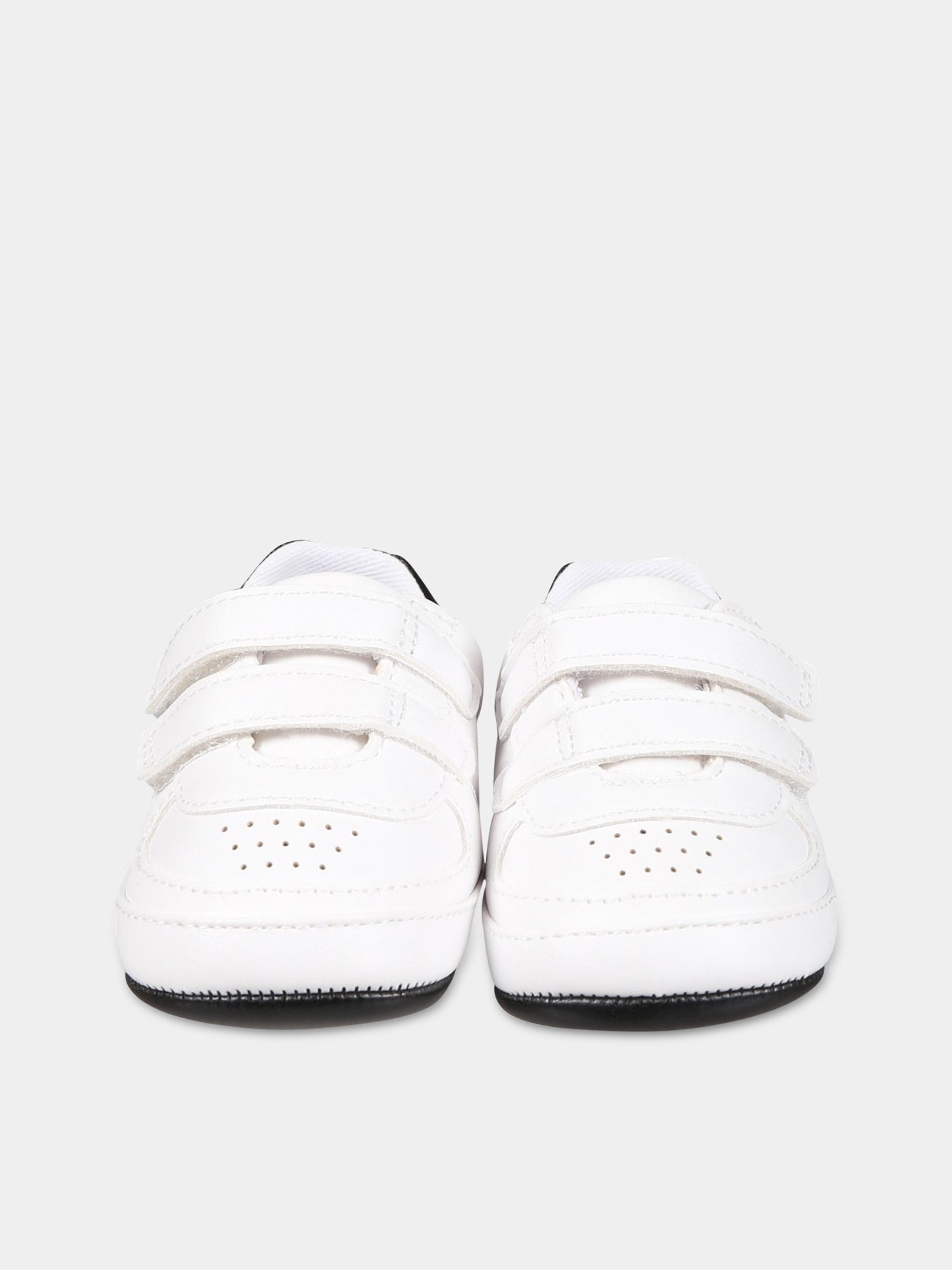 Sneakers bianche per neonati con logo,Calvin Klein Kids,V0B4 80540 1582X002
