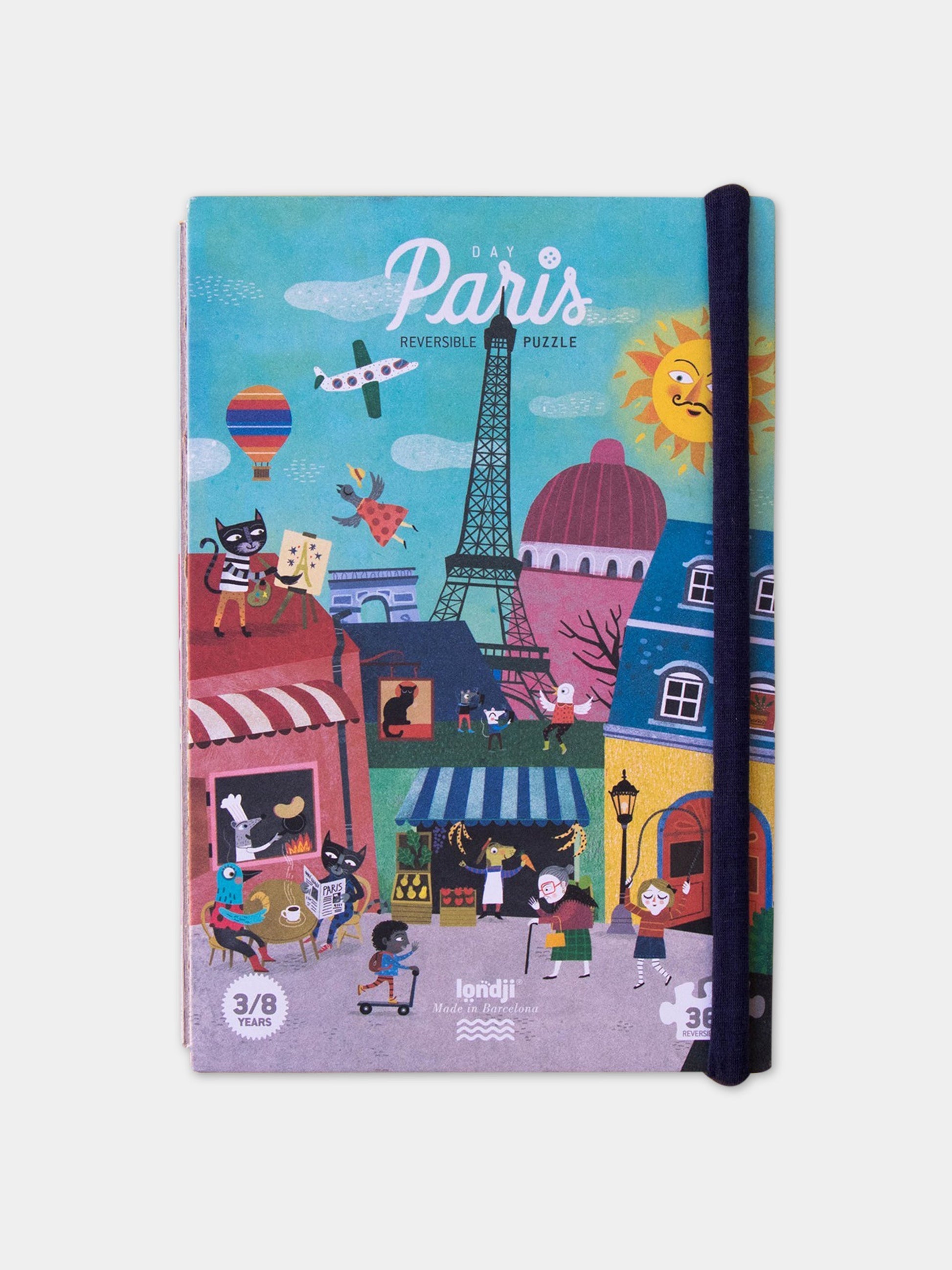 Puzzle multicolor per bambini con Parigi,Londji,PZ121U