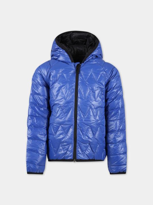 Piumino reversibile per bambino con logo,Hugo Boss,J26457 829