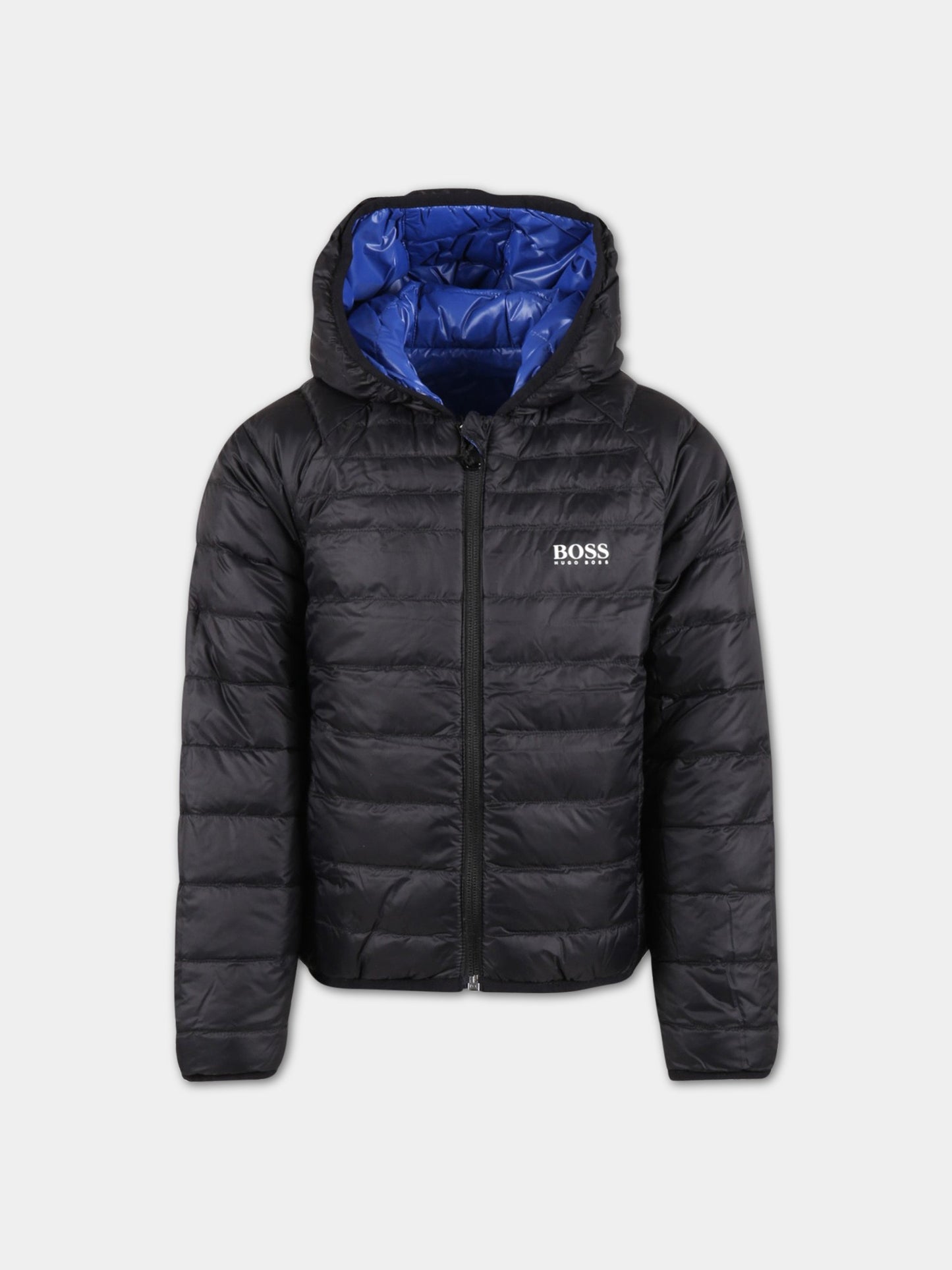 Piumino reversibile per bambino con logo,Hugo Boss,J26457 829