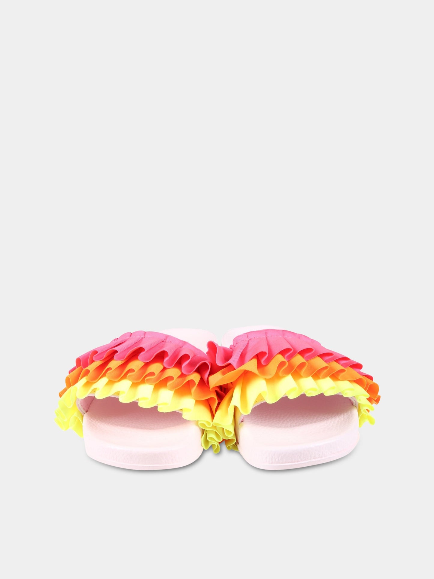 Sandali rosa per bambina con rouches,Billieblush,U19290 464