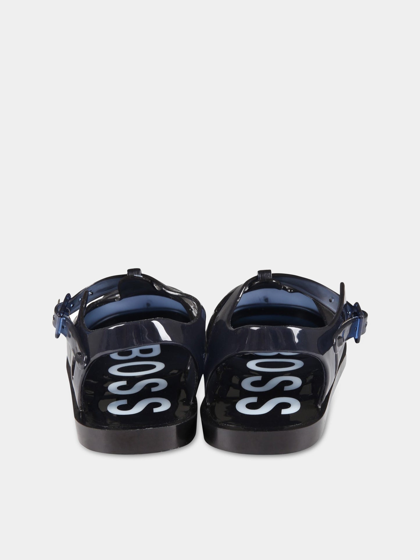 Sandali blu per bambino con logo,Hugo Boss,J09170 849