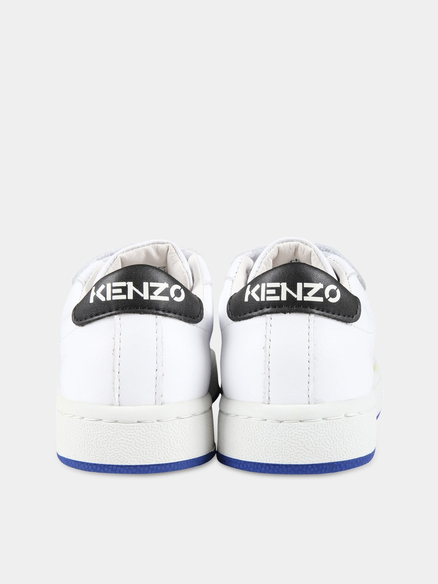 Sneakers bianche per bambino con logo,Kenzo Kids,K29079 10B