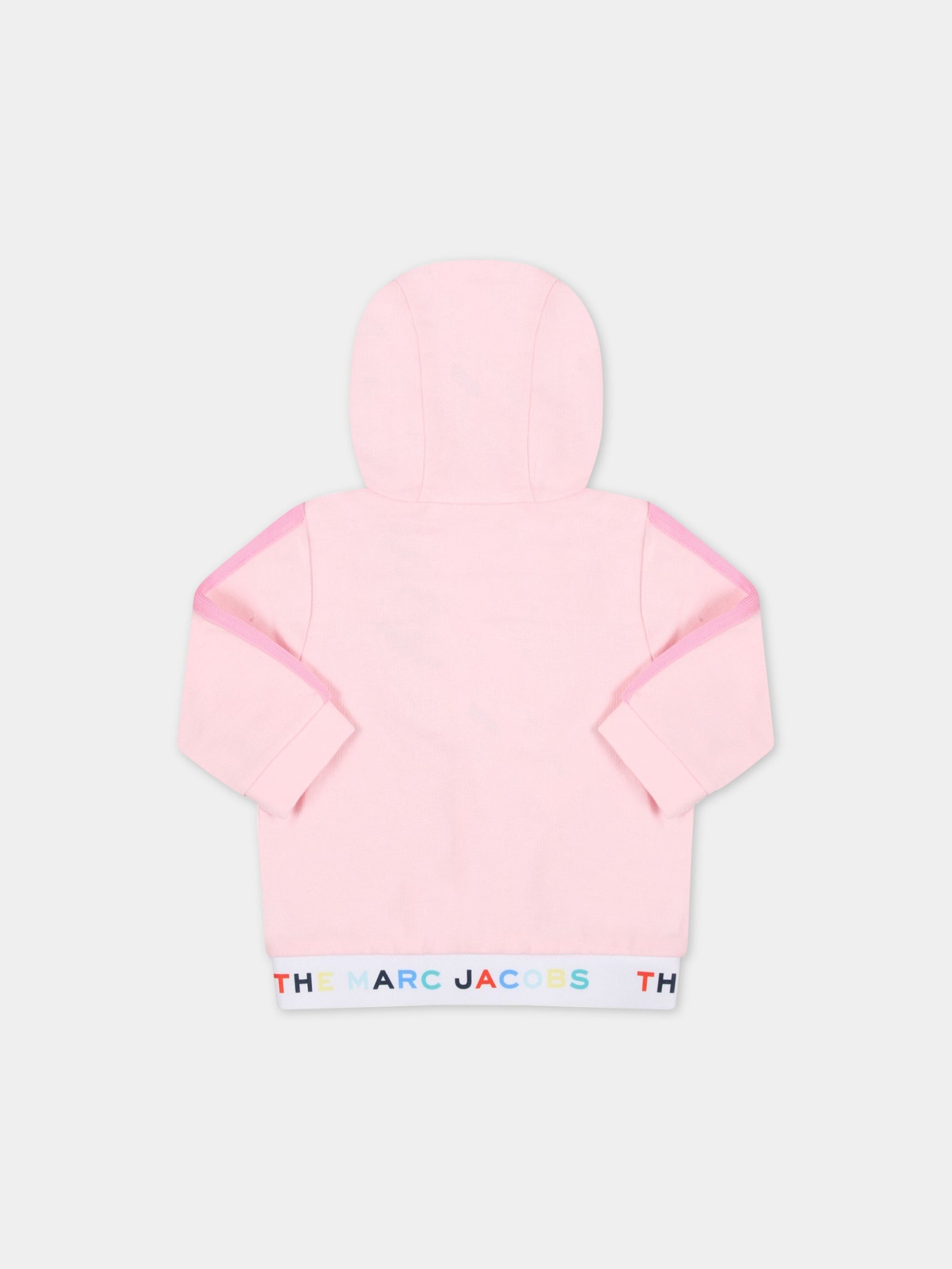 Completo multicolor per neonata con logo,Little Marc Jacobs,W98145 475