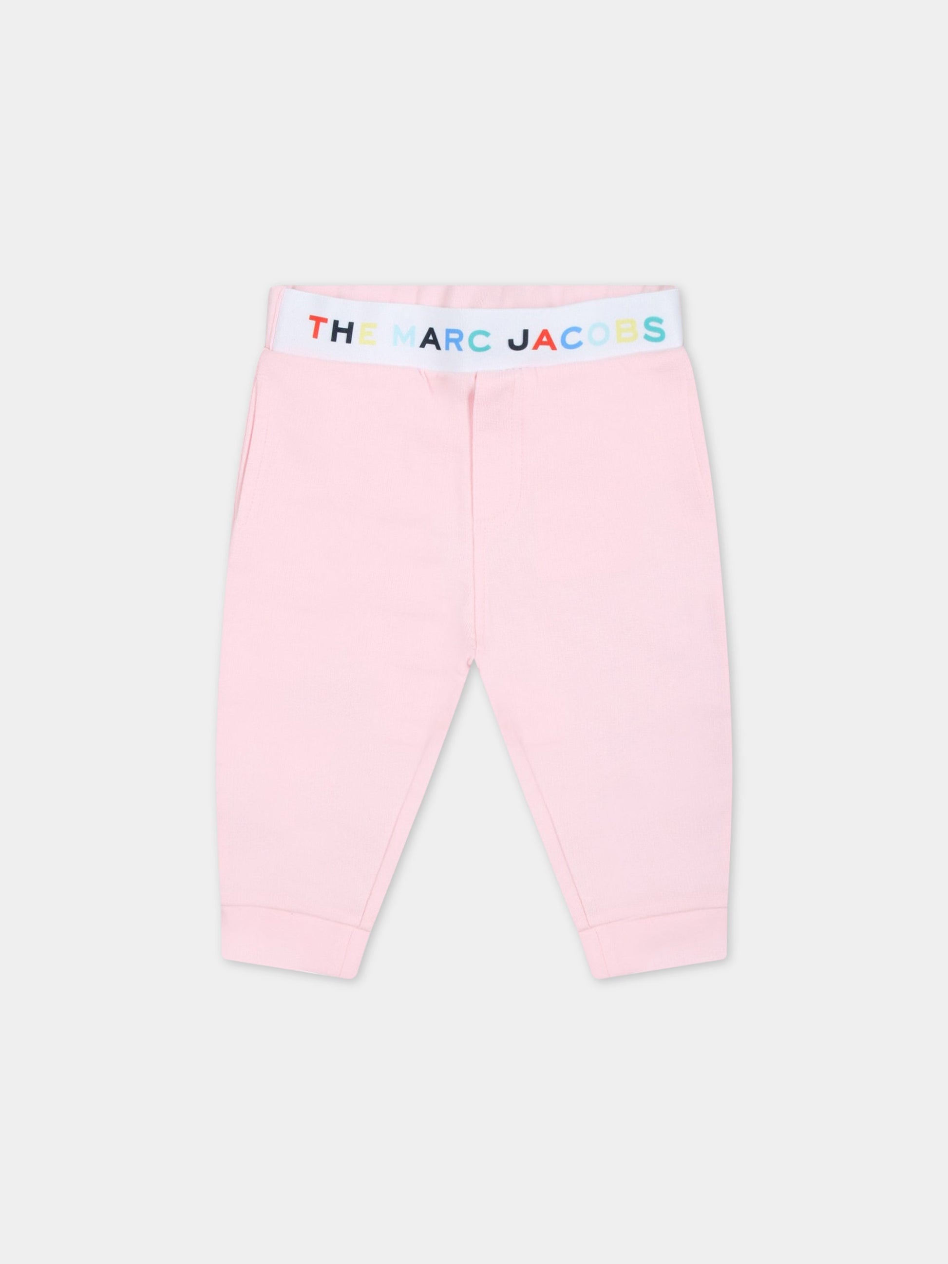 Completo multicolor per neonata con logo,Little Marc Jacobs,W98145 475