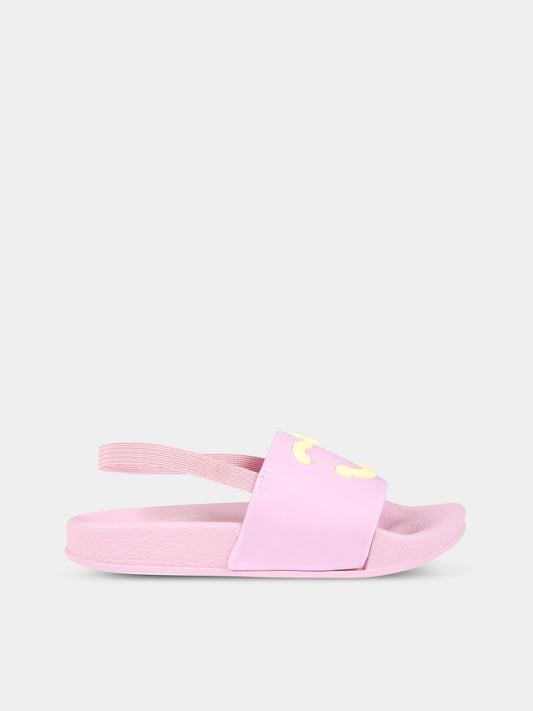 Sandali rosa per bambina con smile,Molo,7S23U202 8675-B