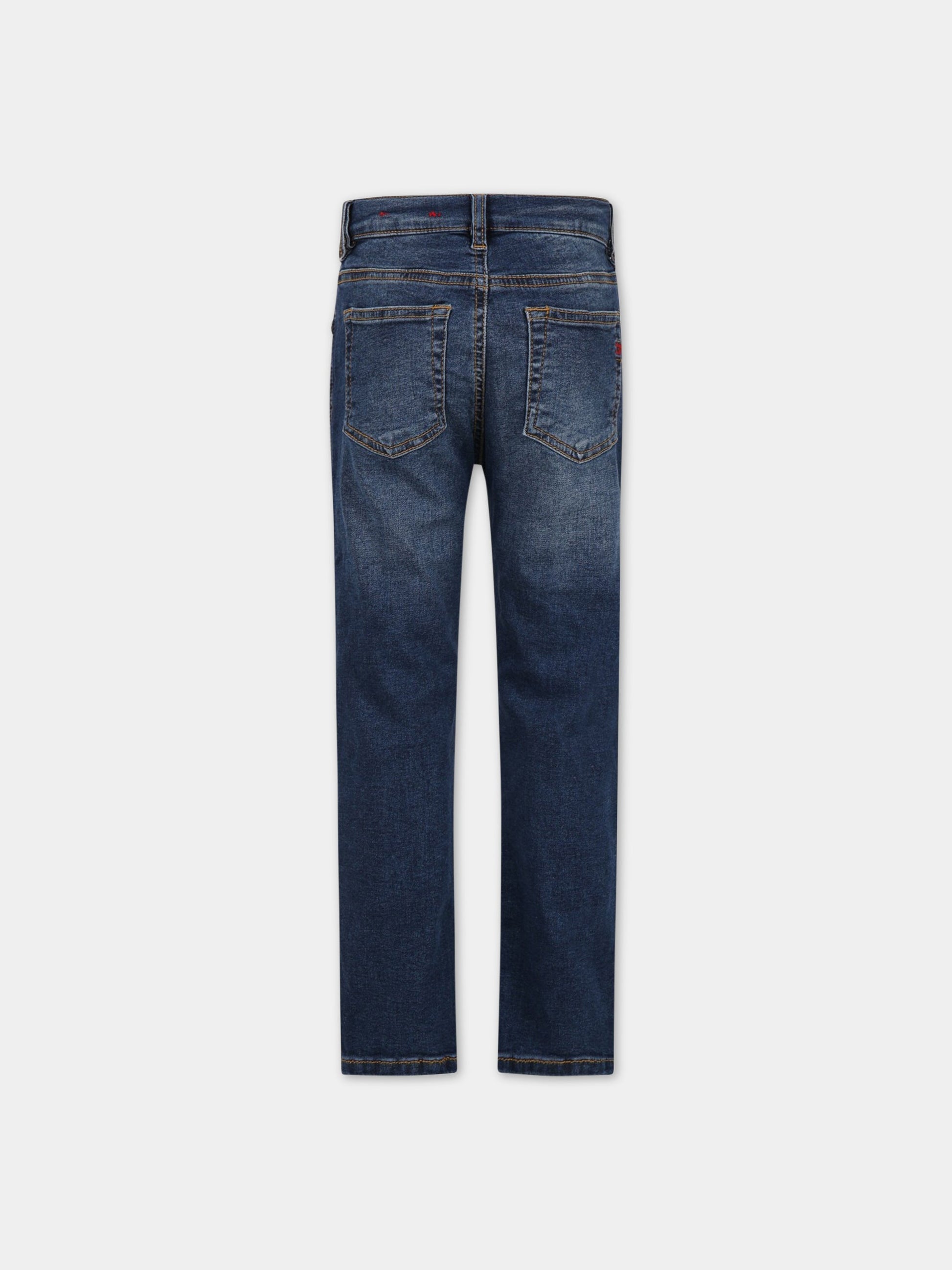 Jeans blu per bambino con logo,Diesel,J00809 KXBD1 K01