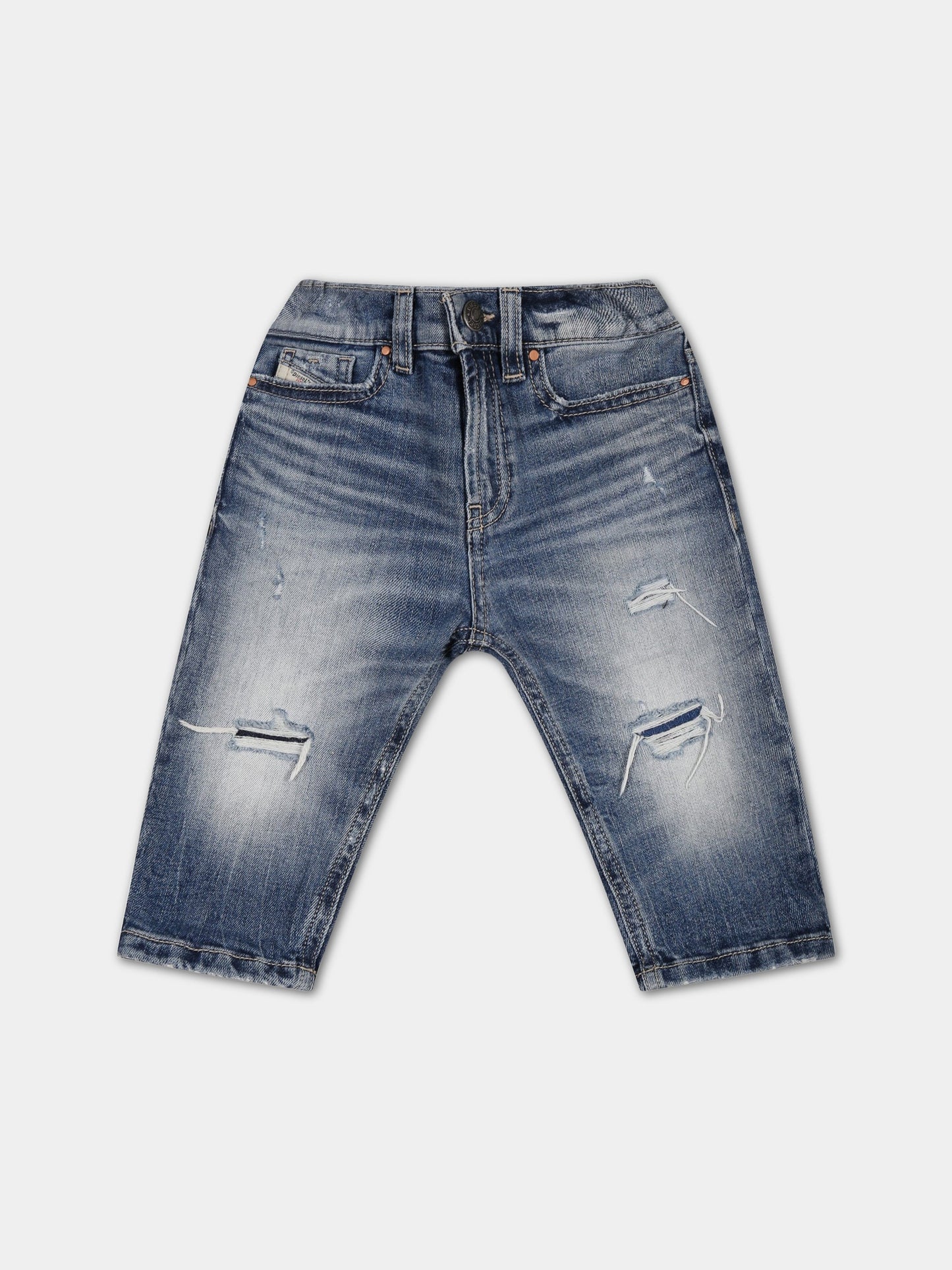 Jeans blu per neonato con logo,Diesel,K00237 KXBED K01