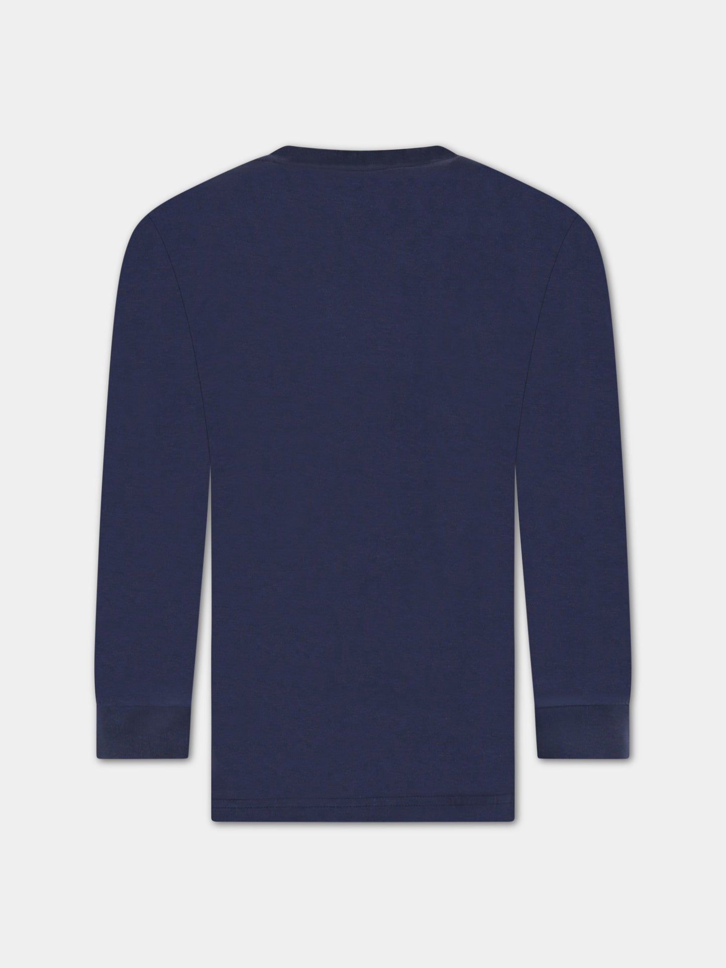 T-shirt blu per bambino con logo,Diesel,00J4Y0 00YI9 K8ATA